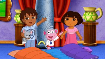 Dora's Museum Sleepover Adventure