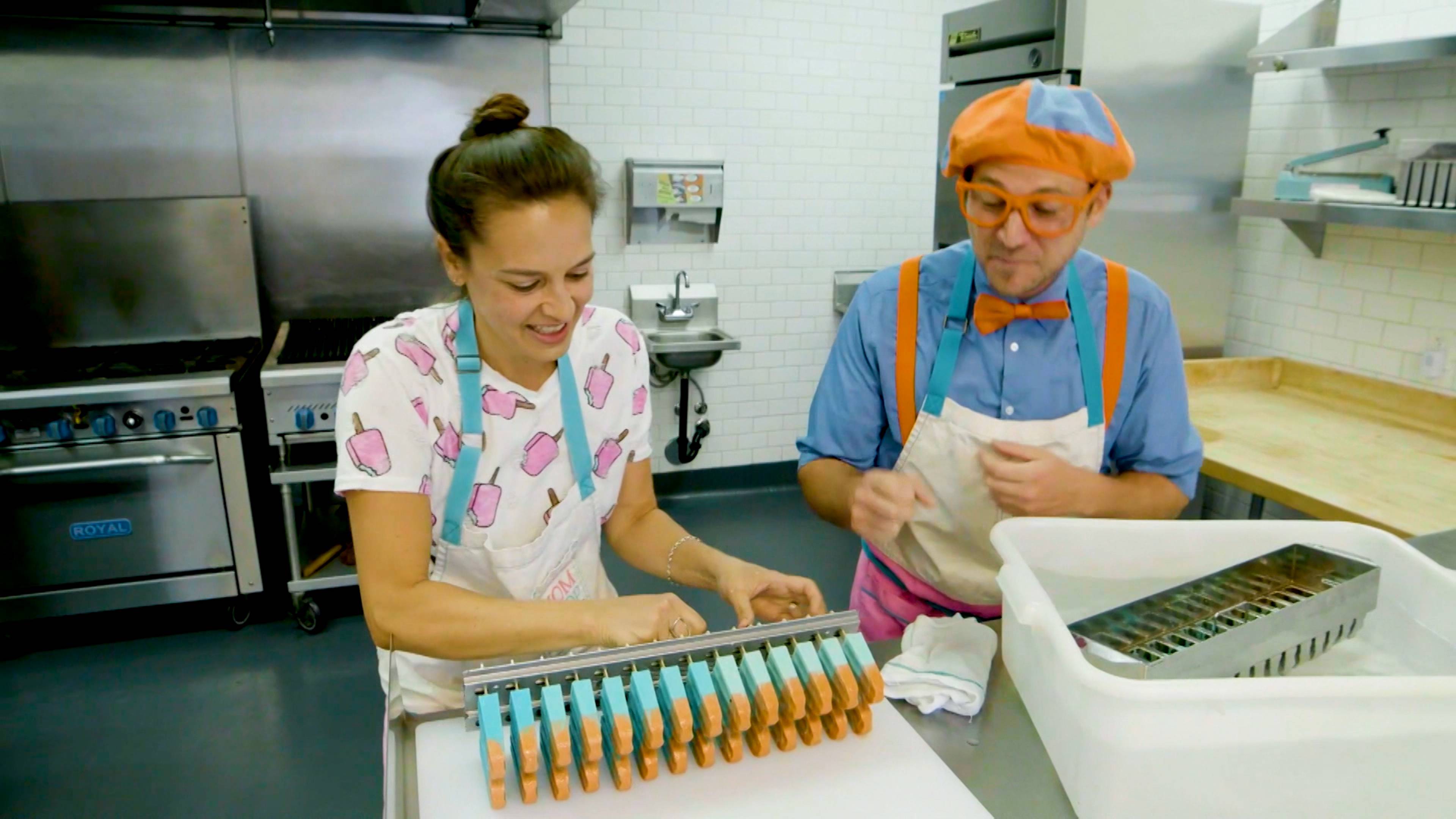 Blippi Visits Mom And Pop Popsicles x