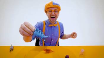 Blippi Learns About Dinosaurs - Fossil Digging