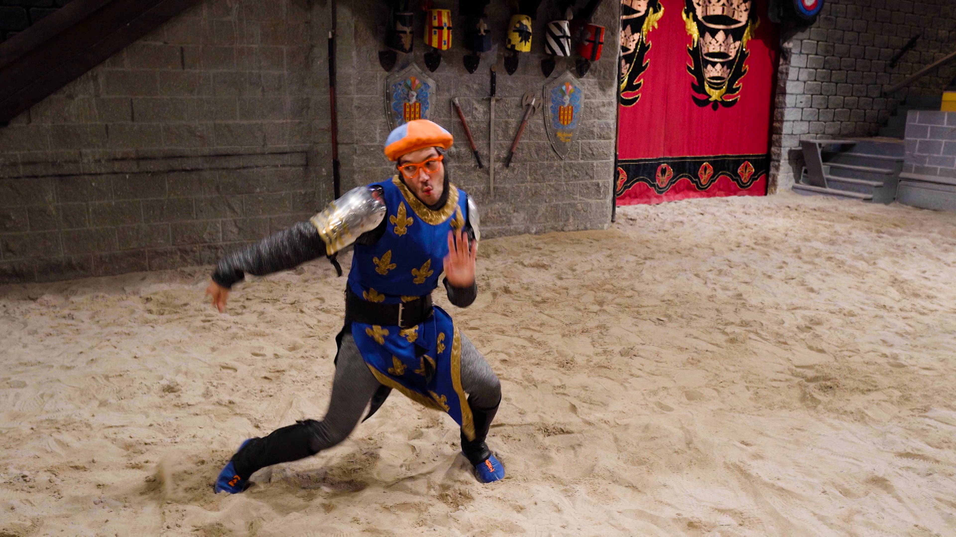 Blippi Learns At A Castle