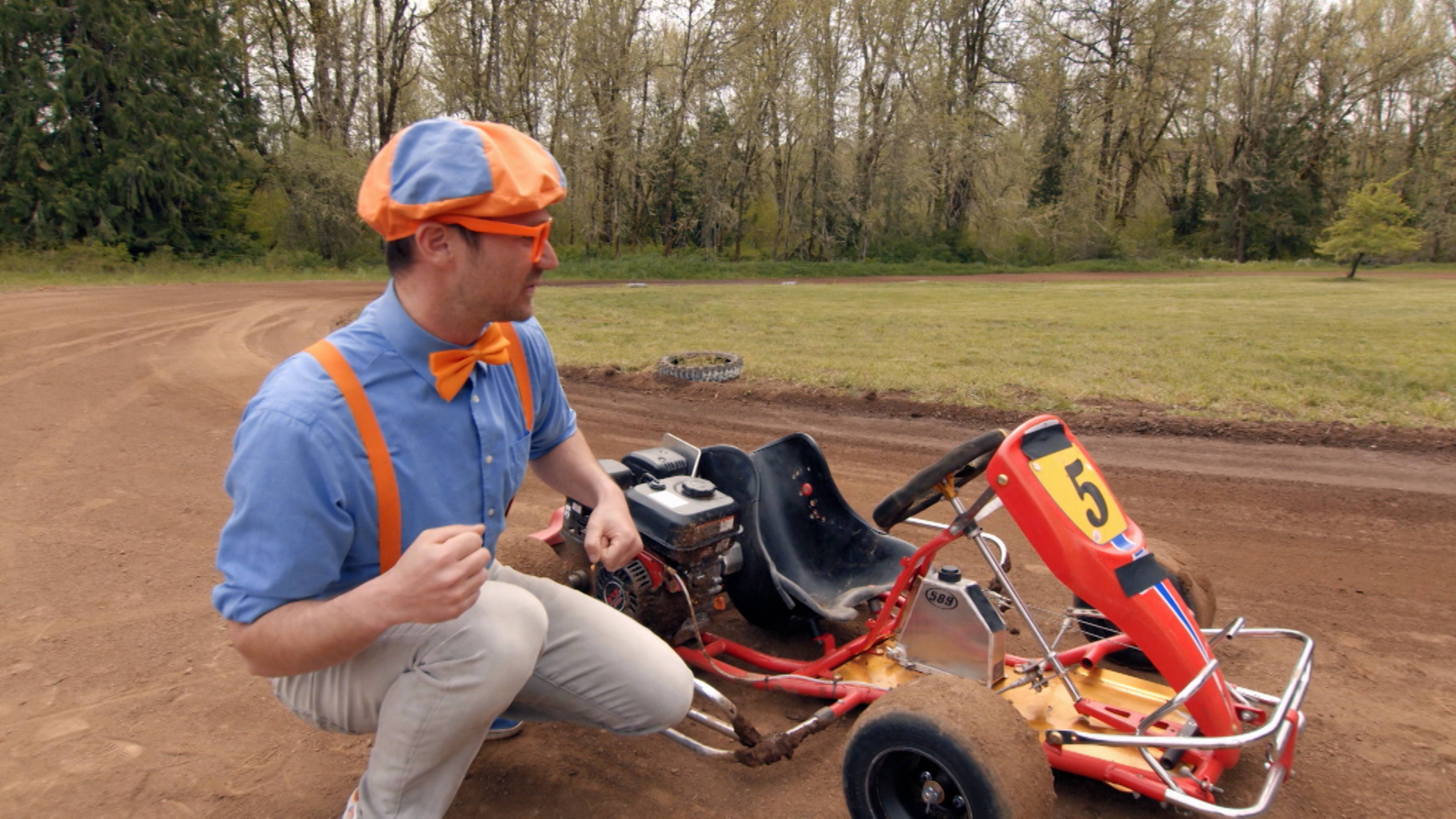 Blippi's Go Kart Race