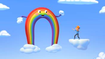 Blippi Learns Rainbow Colors