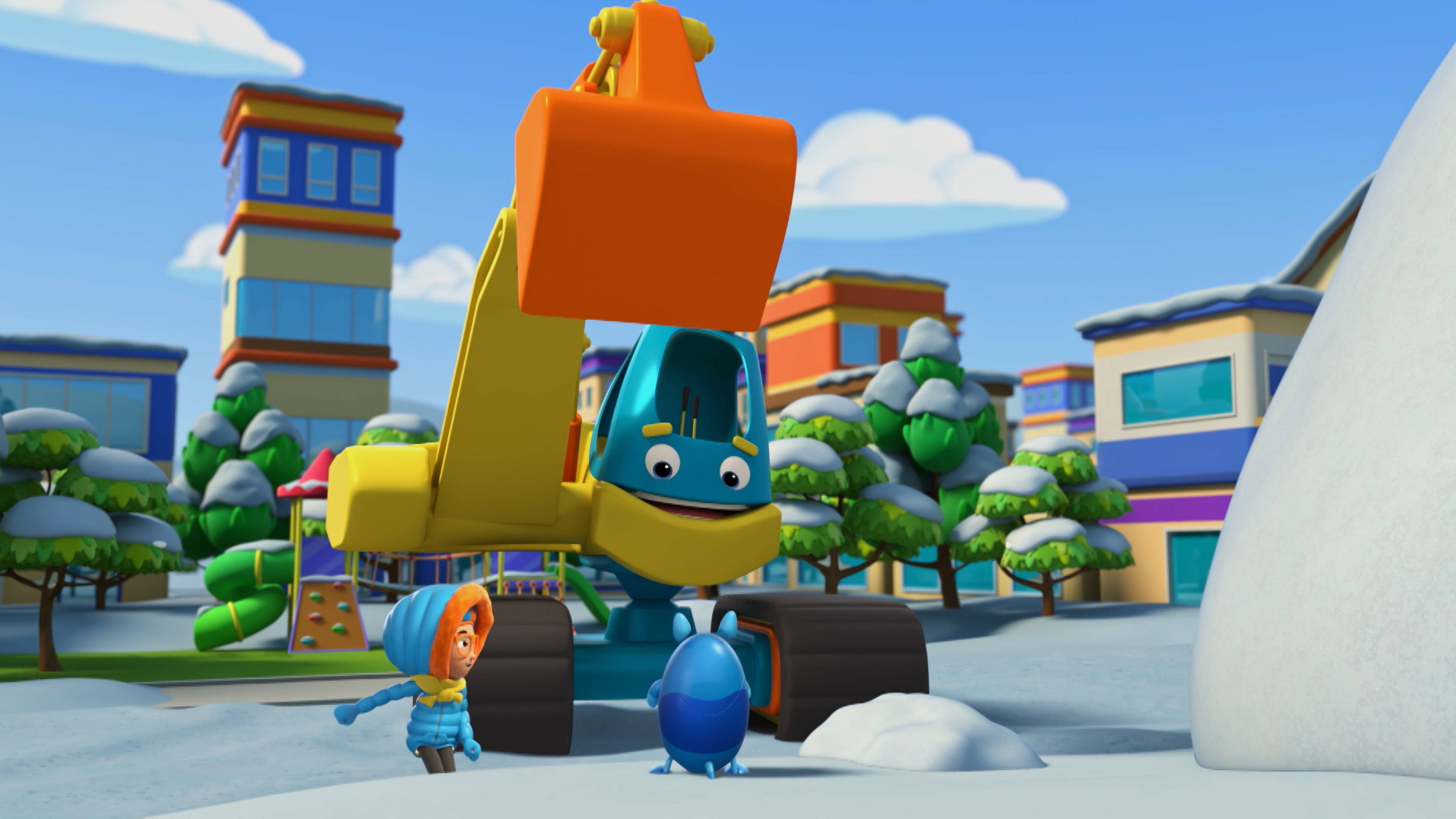 Snowy Excavator Song