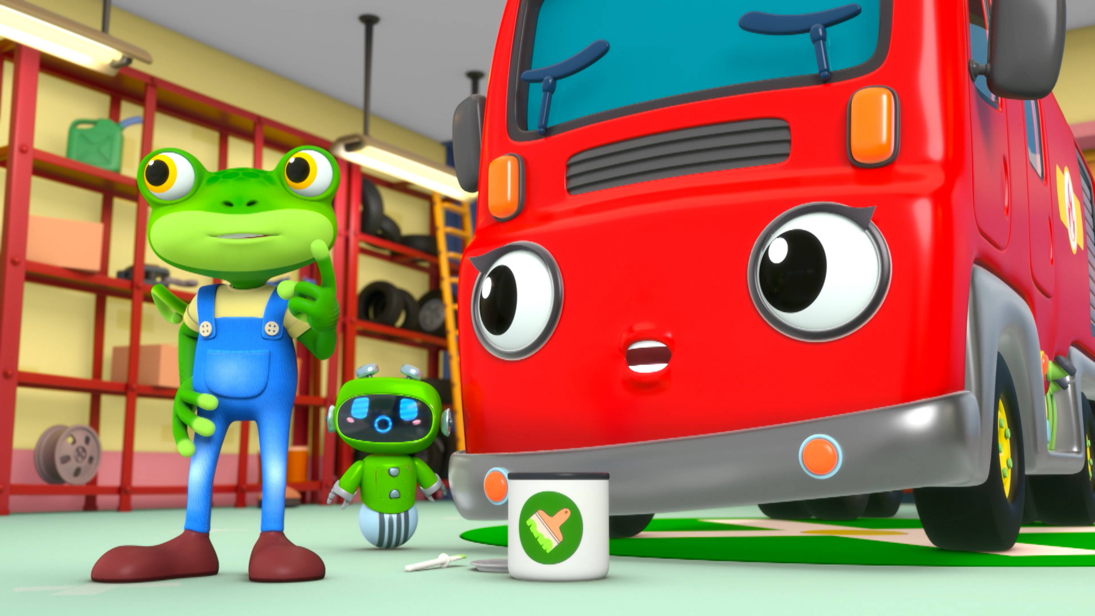 Gecko is Stuck in Glue