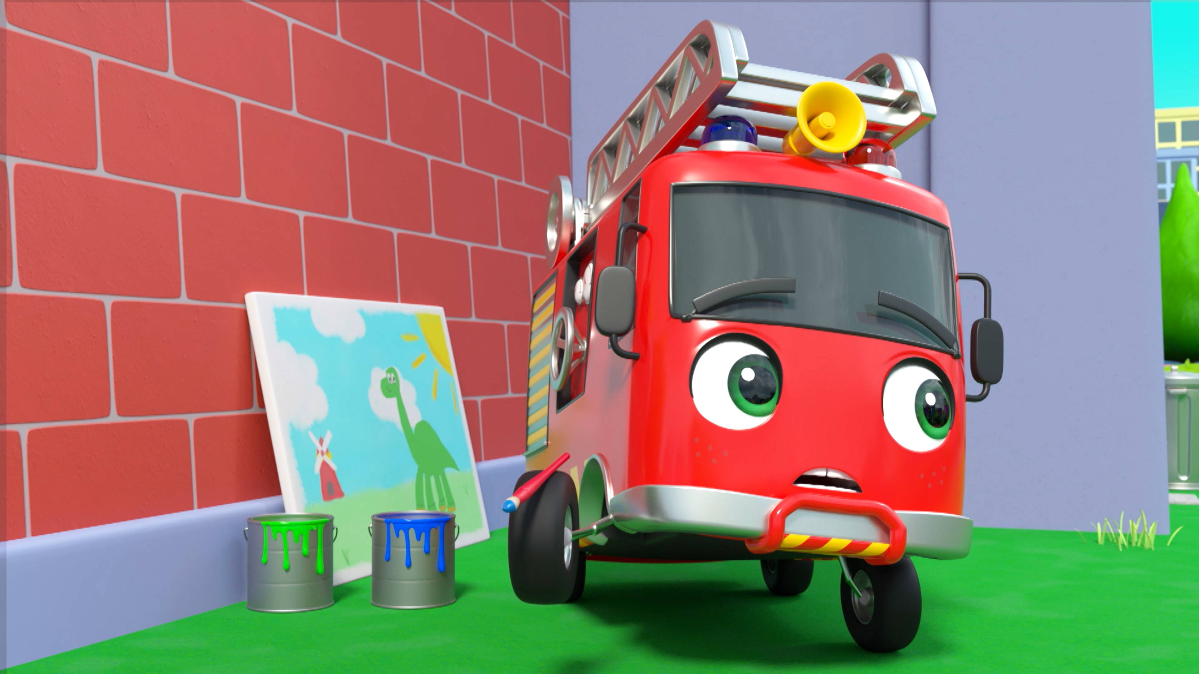 Buster in Trouble Rainbow Dinosaur