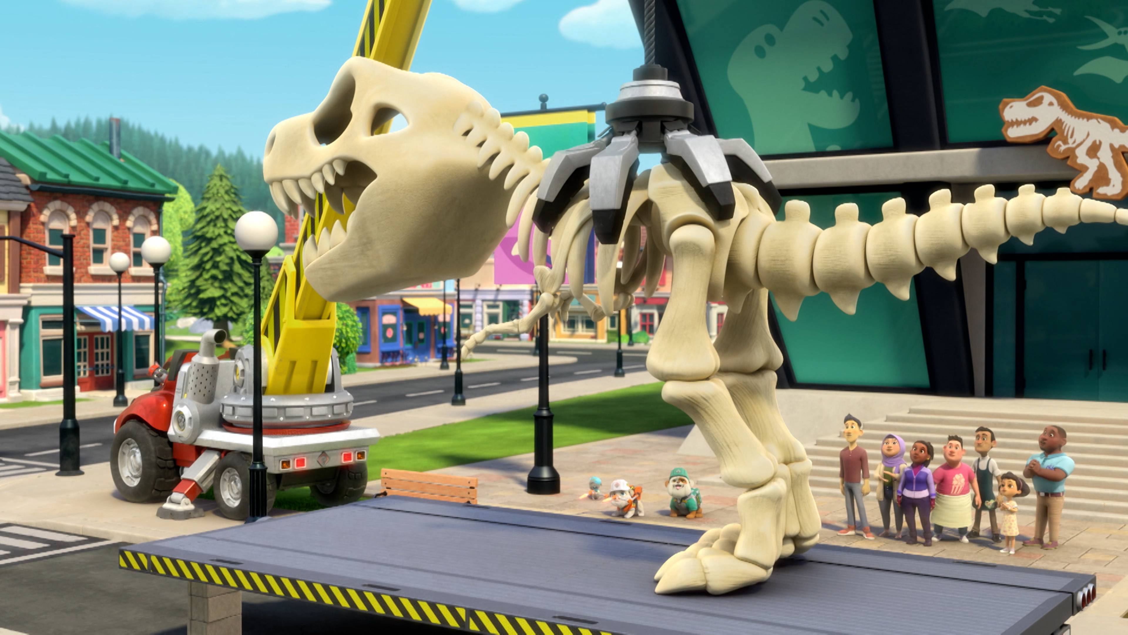 The Crew Builds a Dinosaur Museum/The Crew Builds