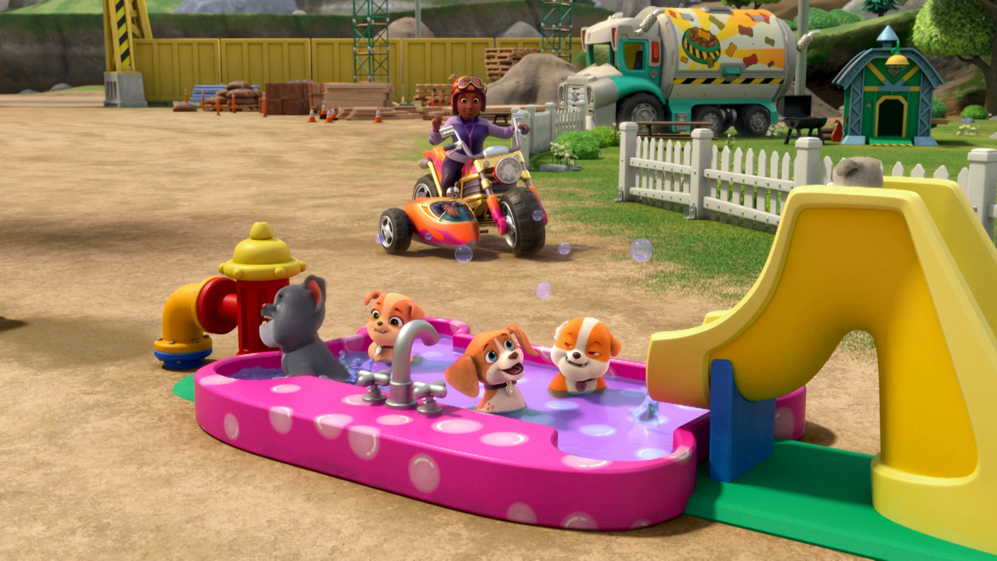 The Crew Builds a Splash Park/ Playroom