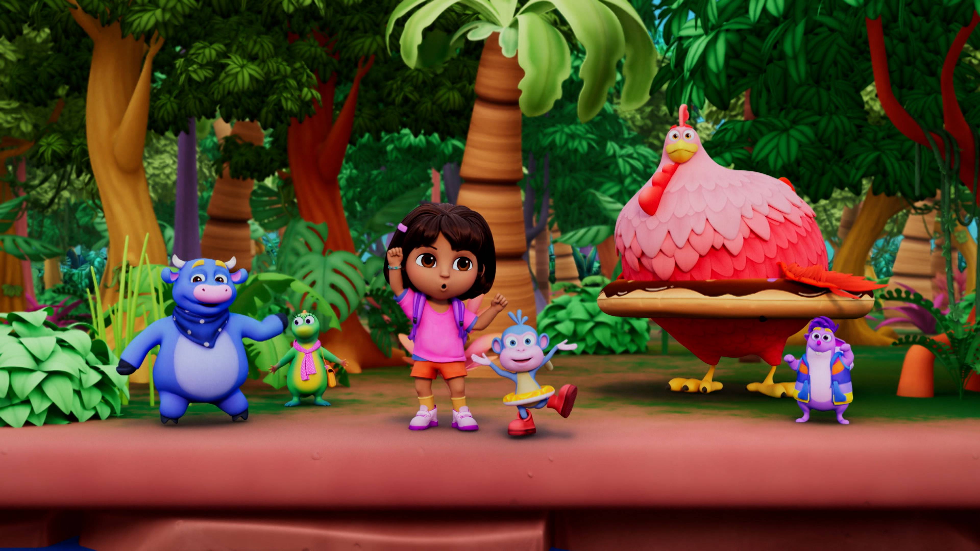 Big Red Chicken Wake Up! / The Mystery Gift