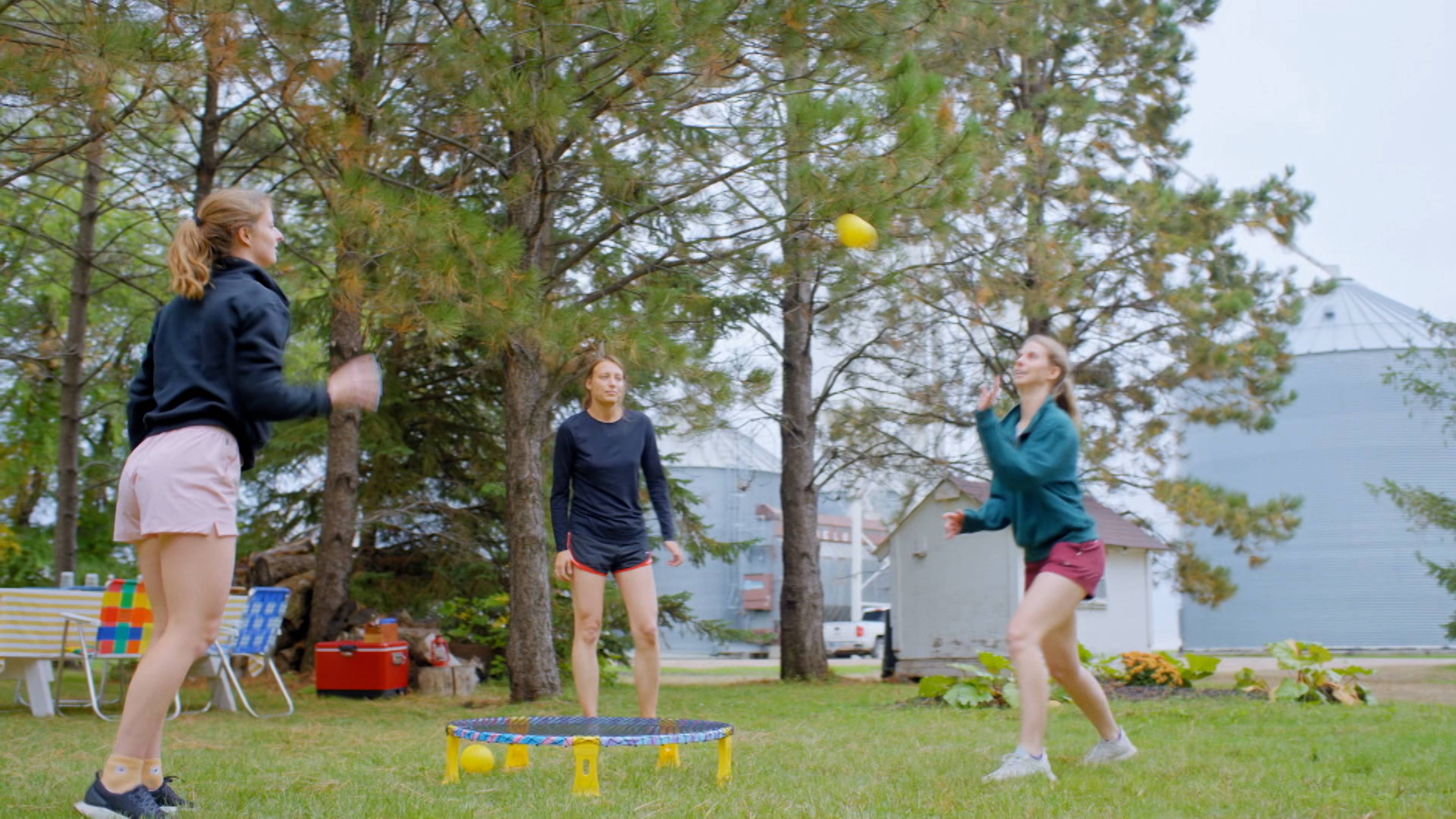 Lawn Game Fun at the Harvest