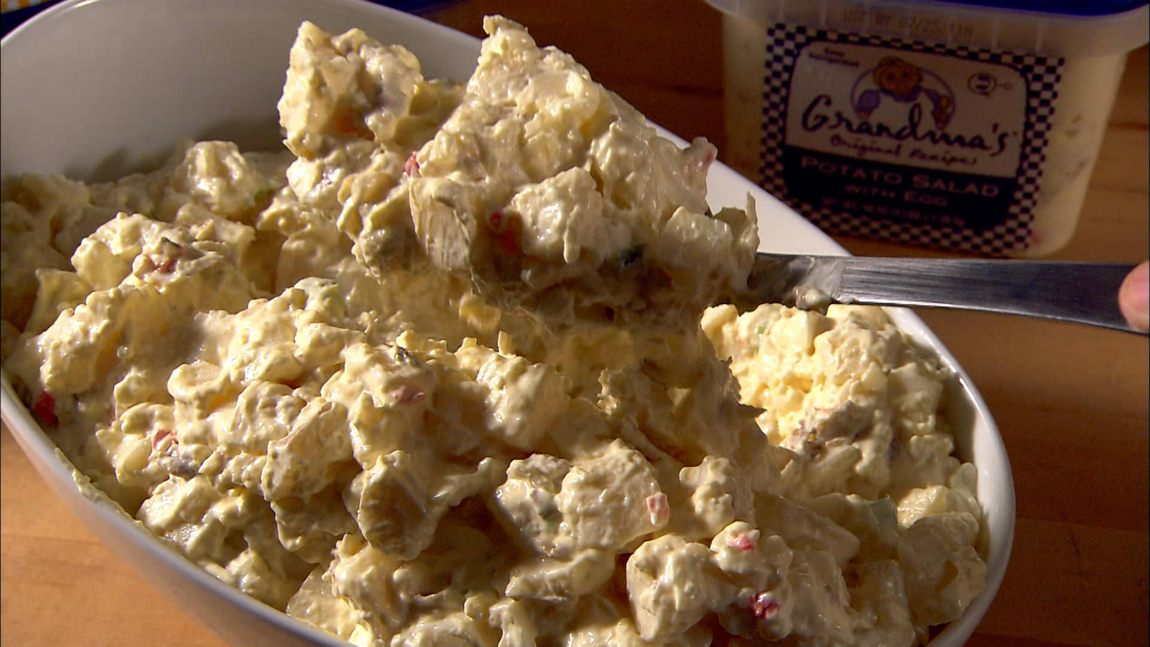 Pewter Flasks and Potato Salad