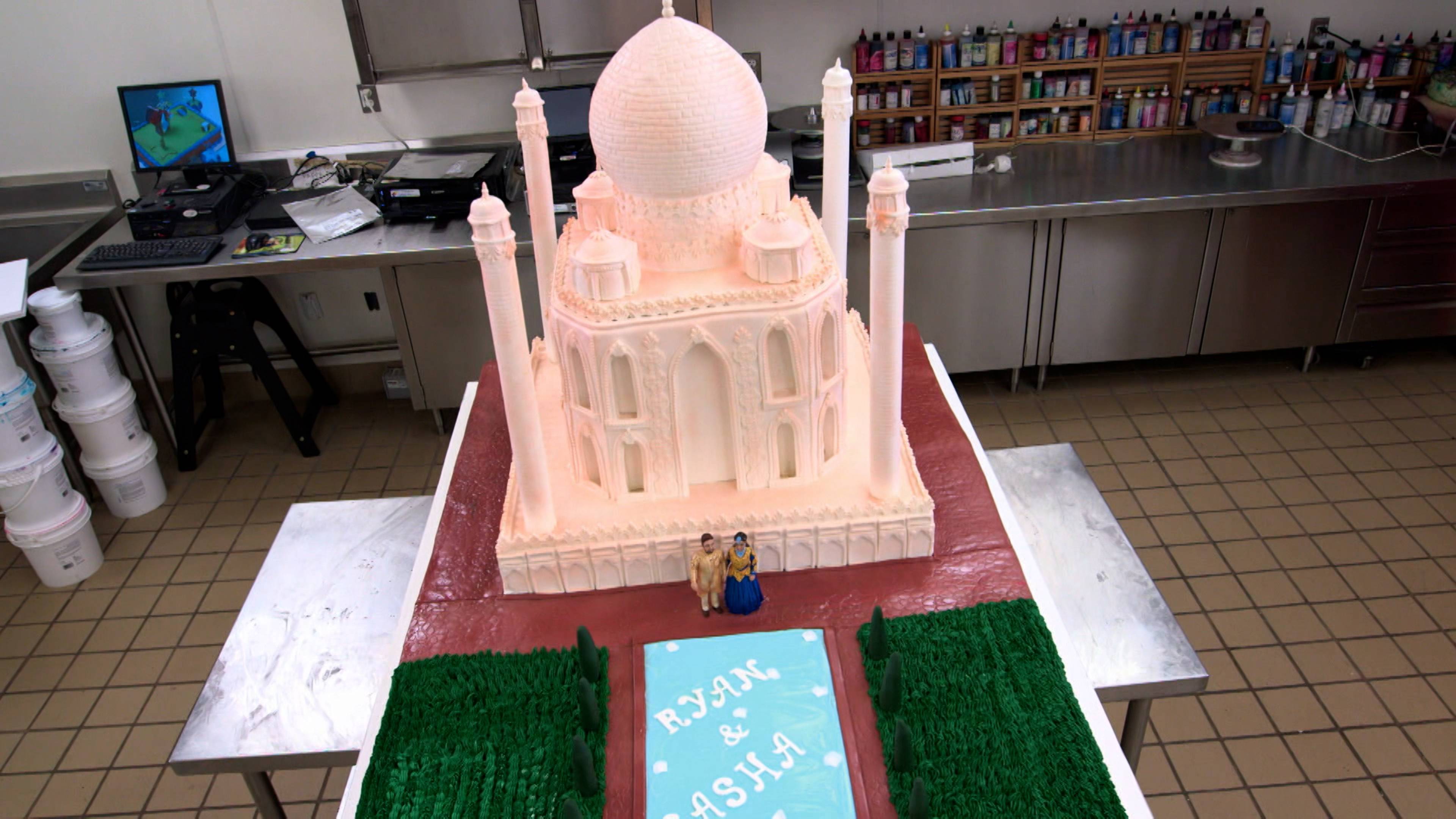 تاج محل وعرض الحفلة الراقصة