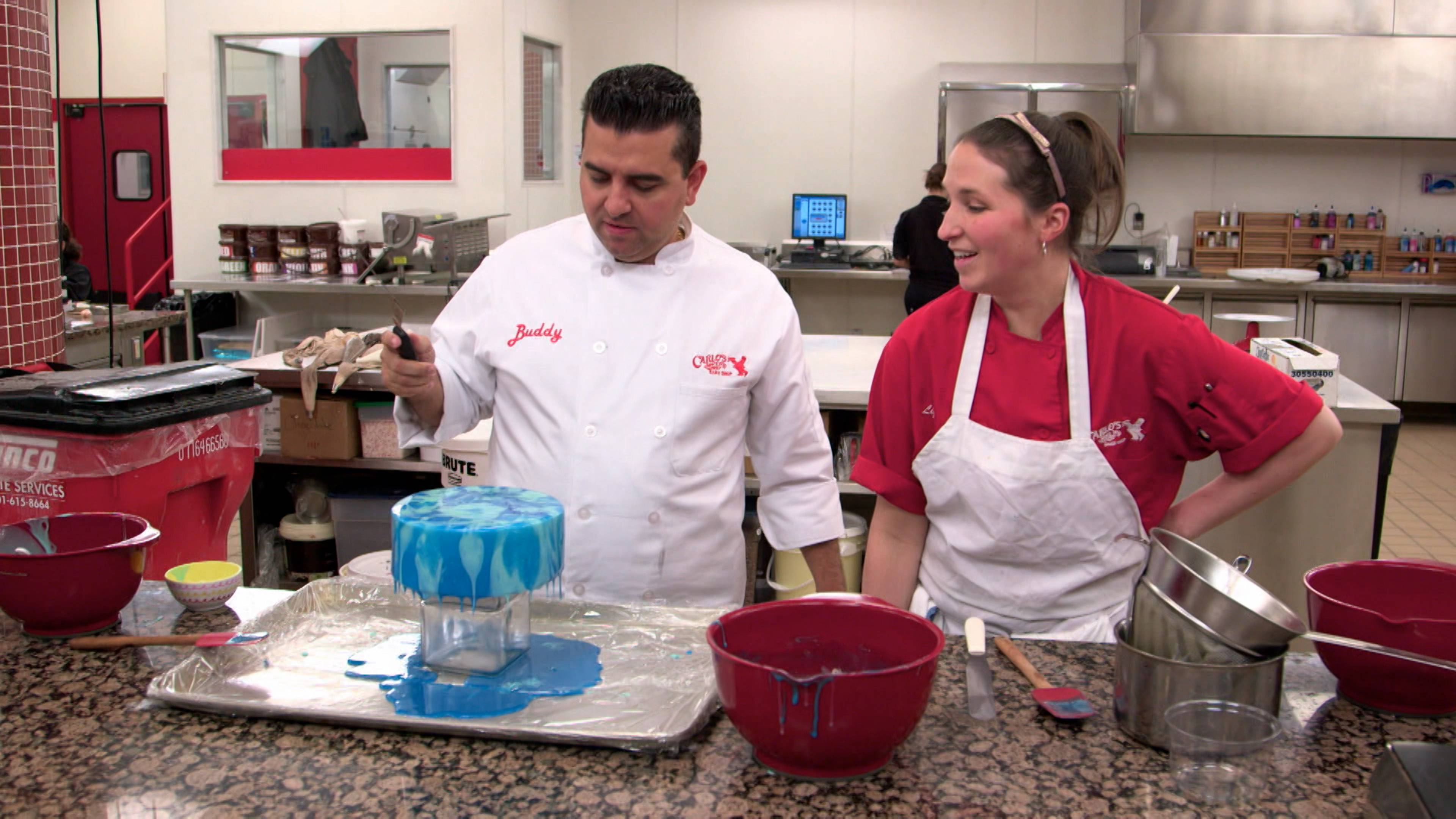 كيكة زجاجية و عيد الميلاد المائة