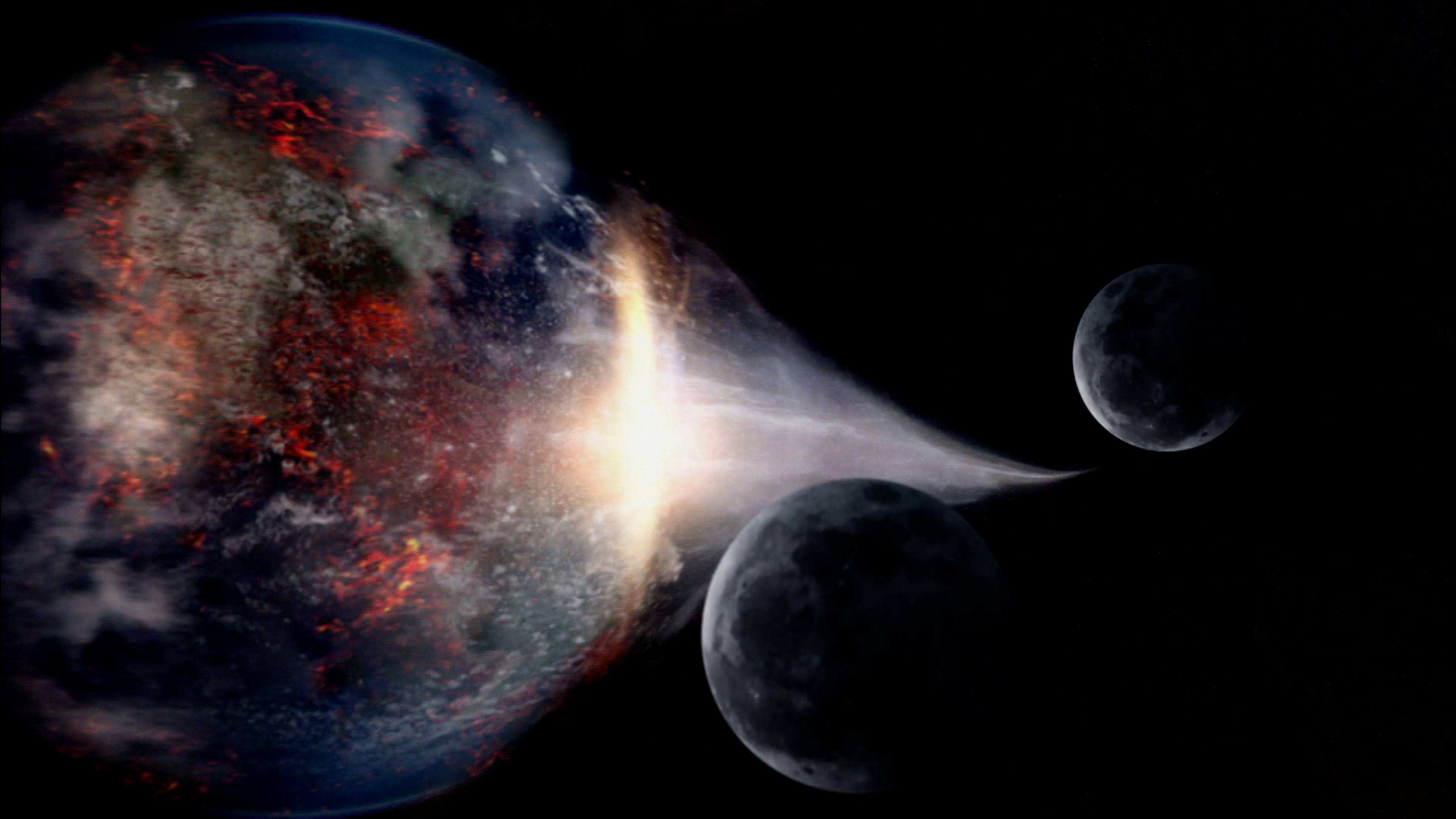 هل كان للأرض قمرين؟