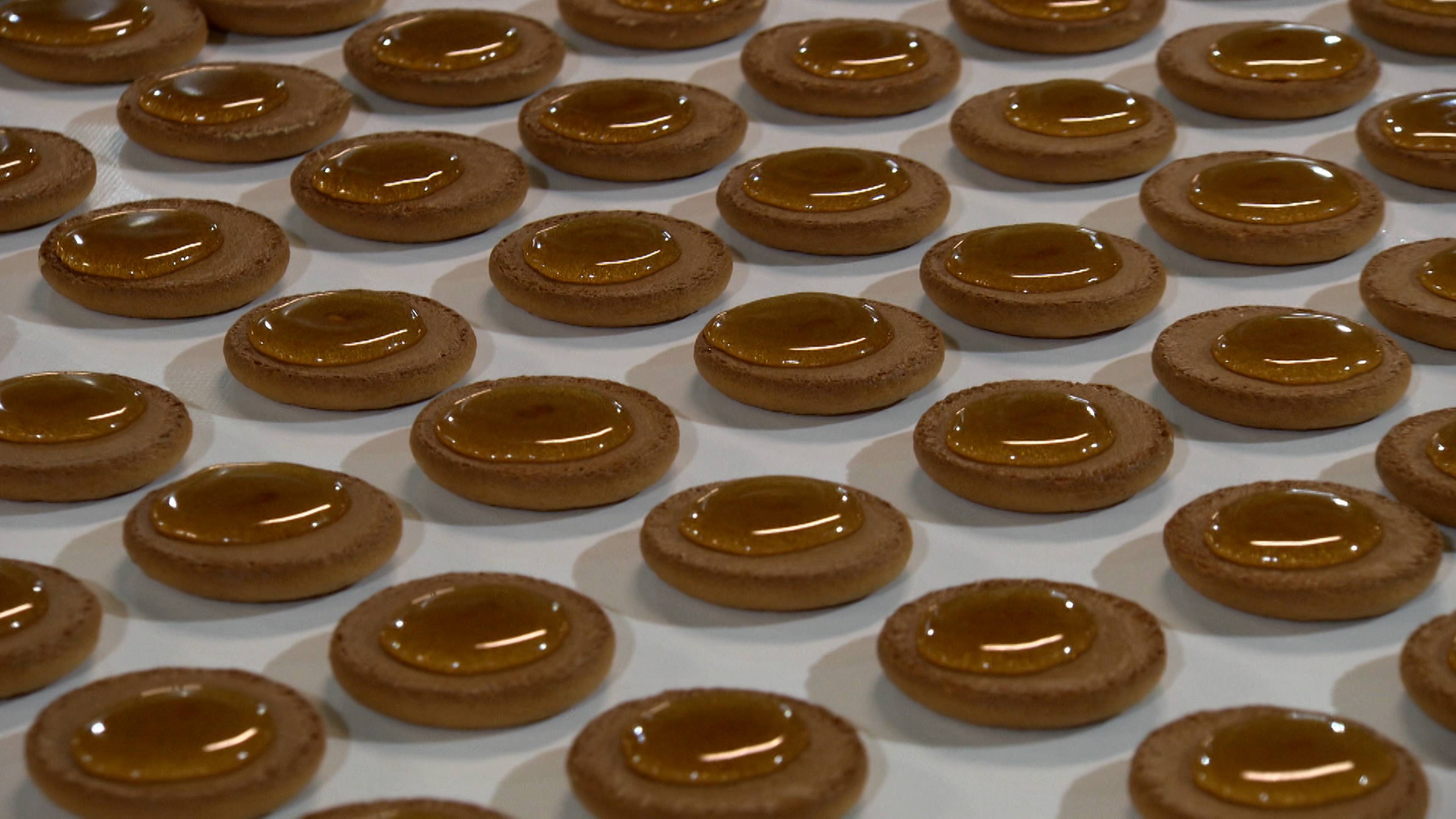 قطع الجص والبلاط وكعك الجافا