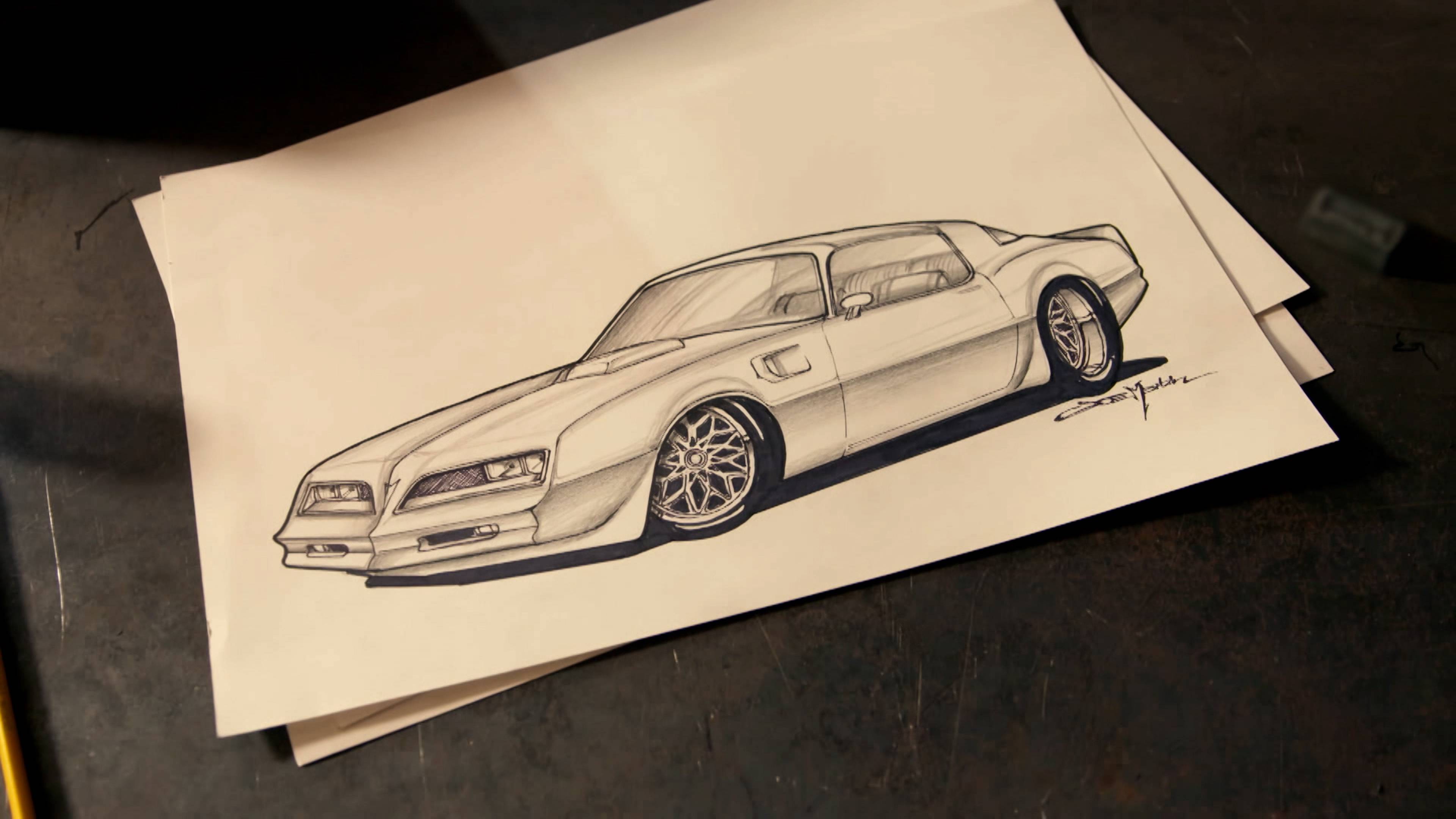 '77 Trans Am Bird in Black