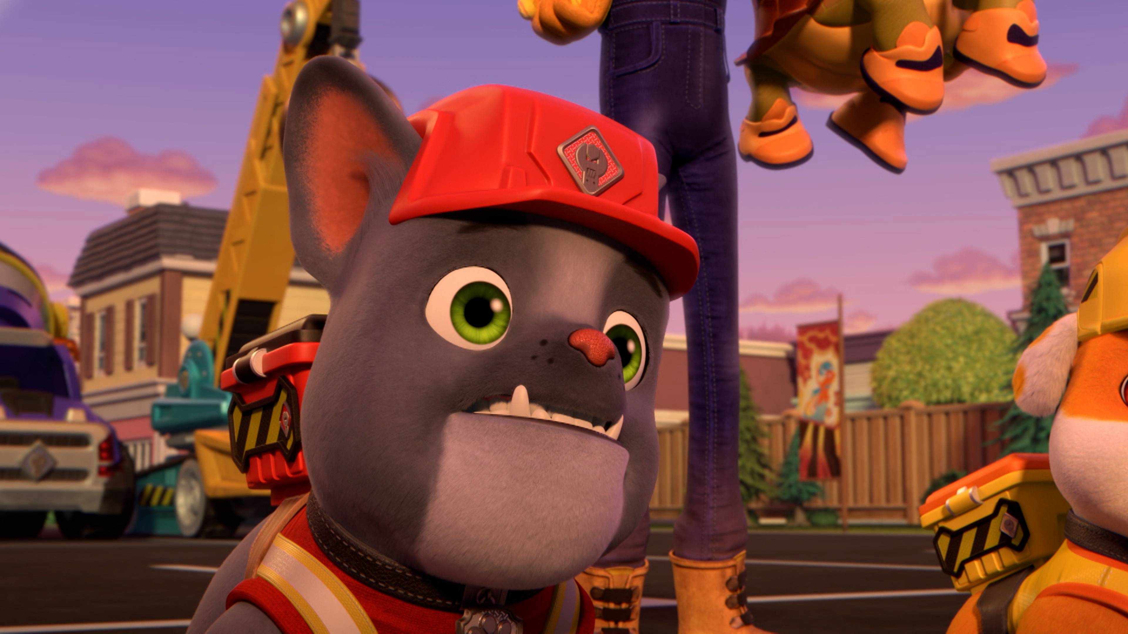 The Crew Builds A Super Mega Movie Screen ...