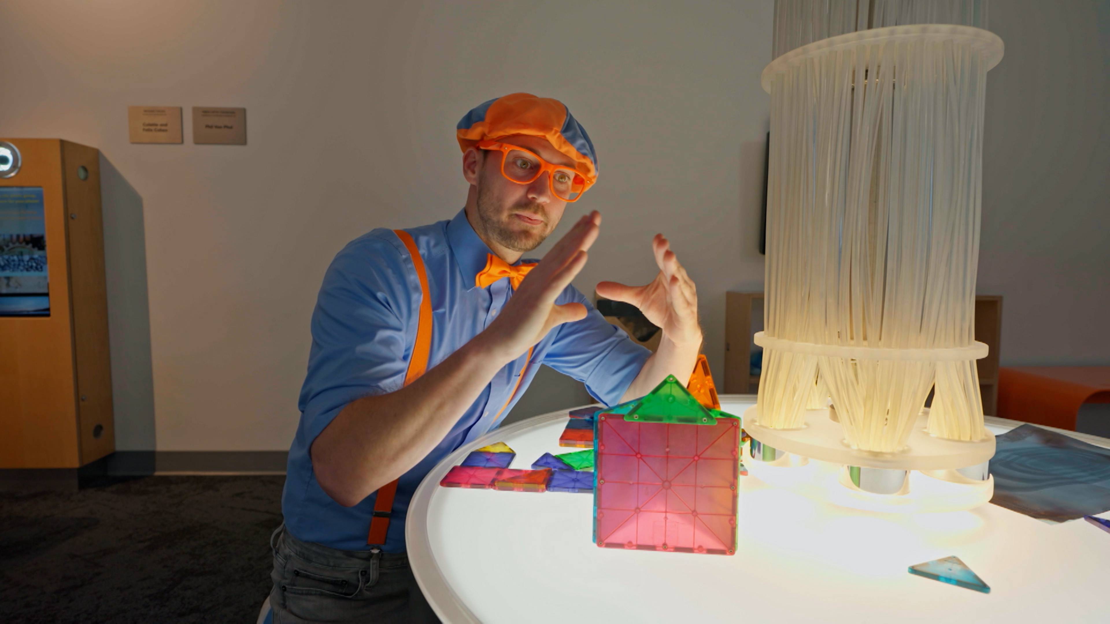 Blippi Plays with Light and Color