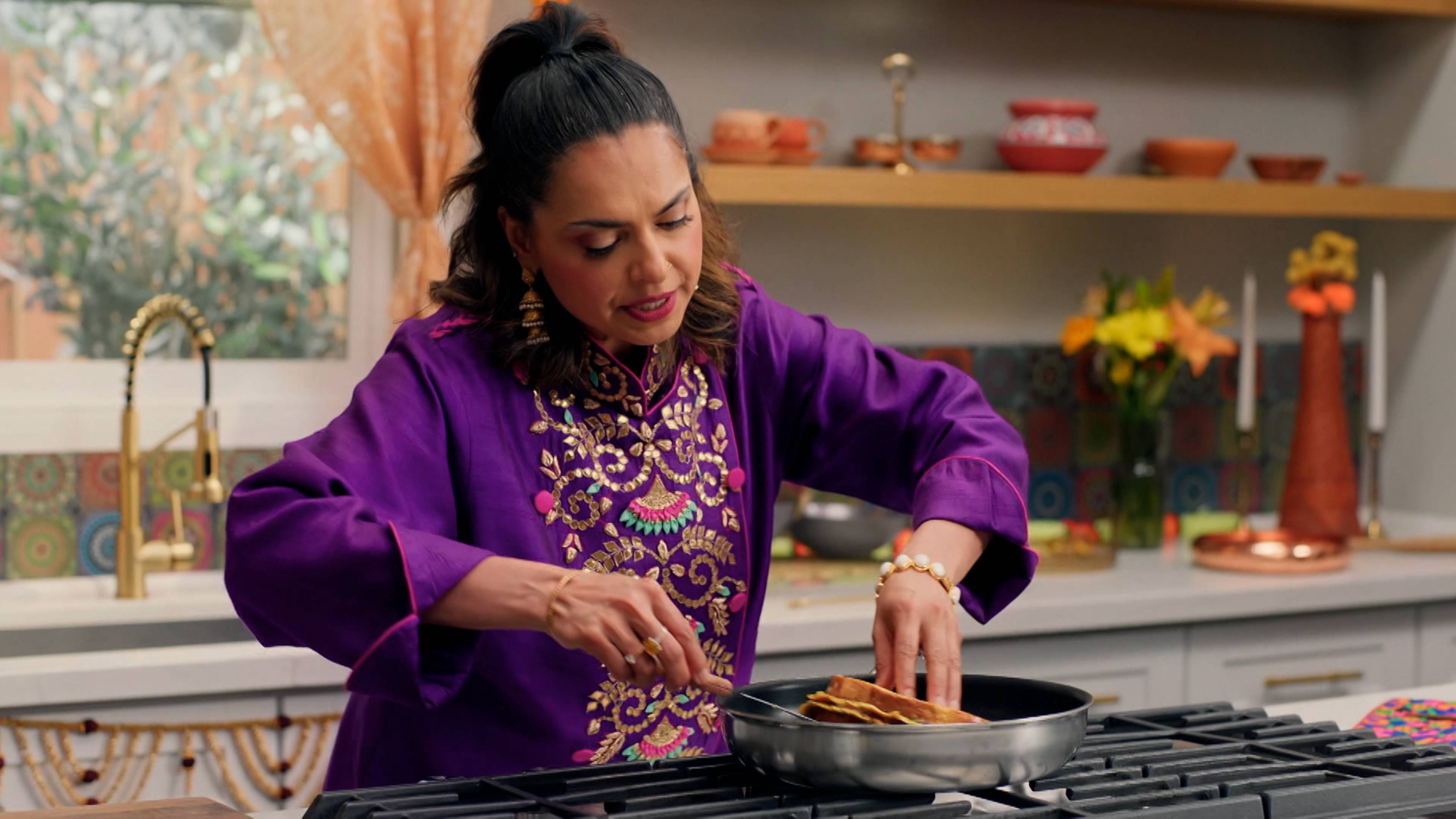 Masala Omelet and Parathas