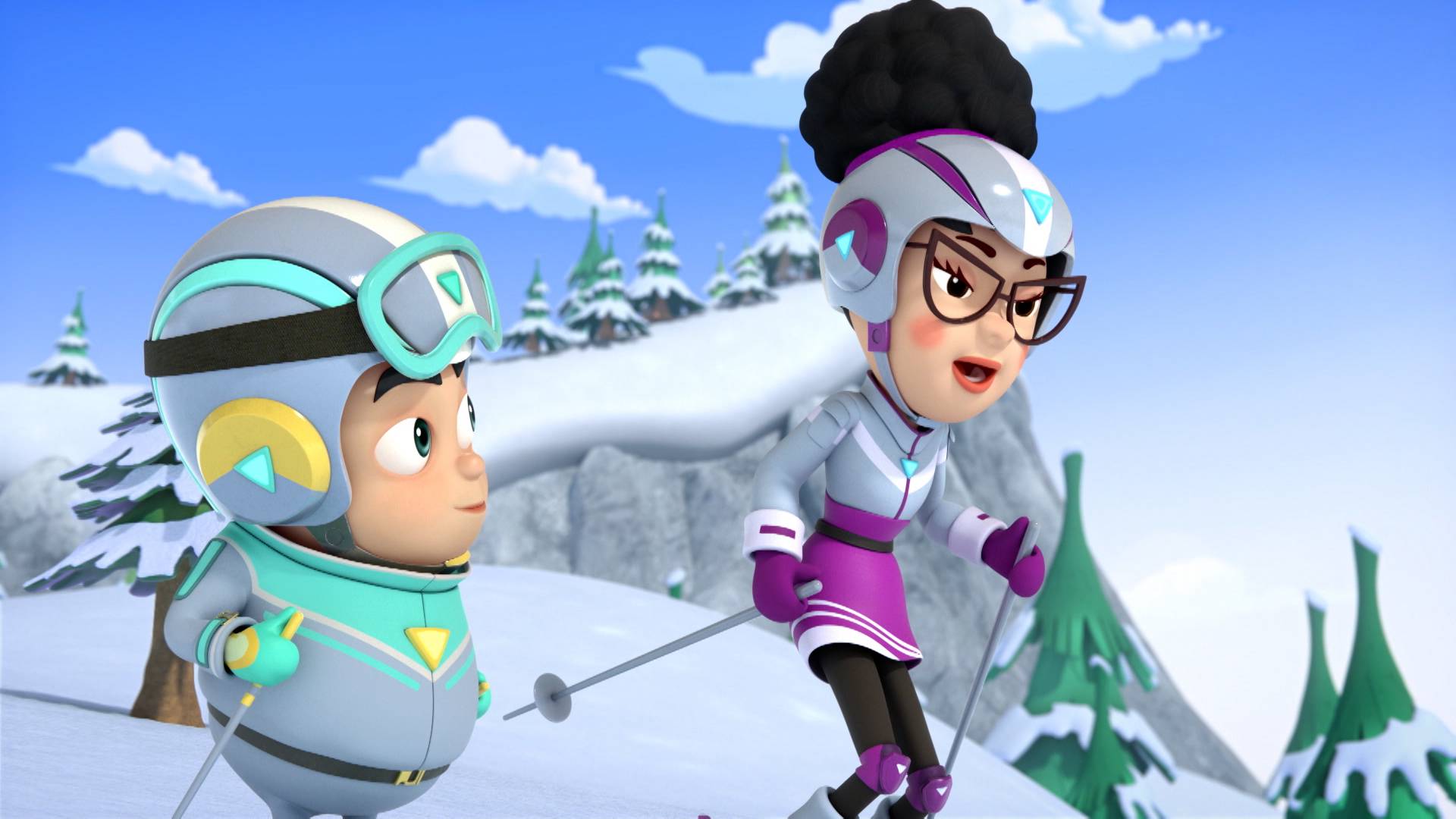 Steel's Ski Slope Shock / Sparkle Sea-Prise