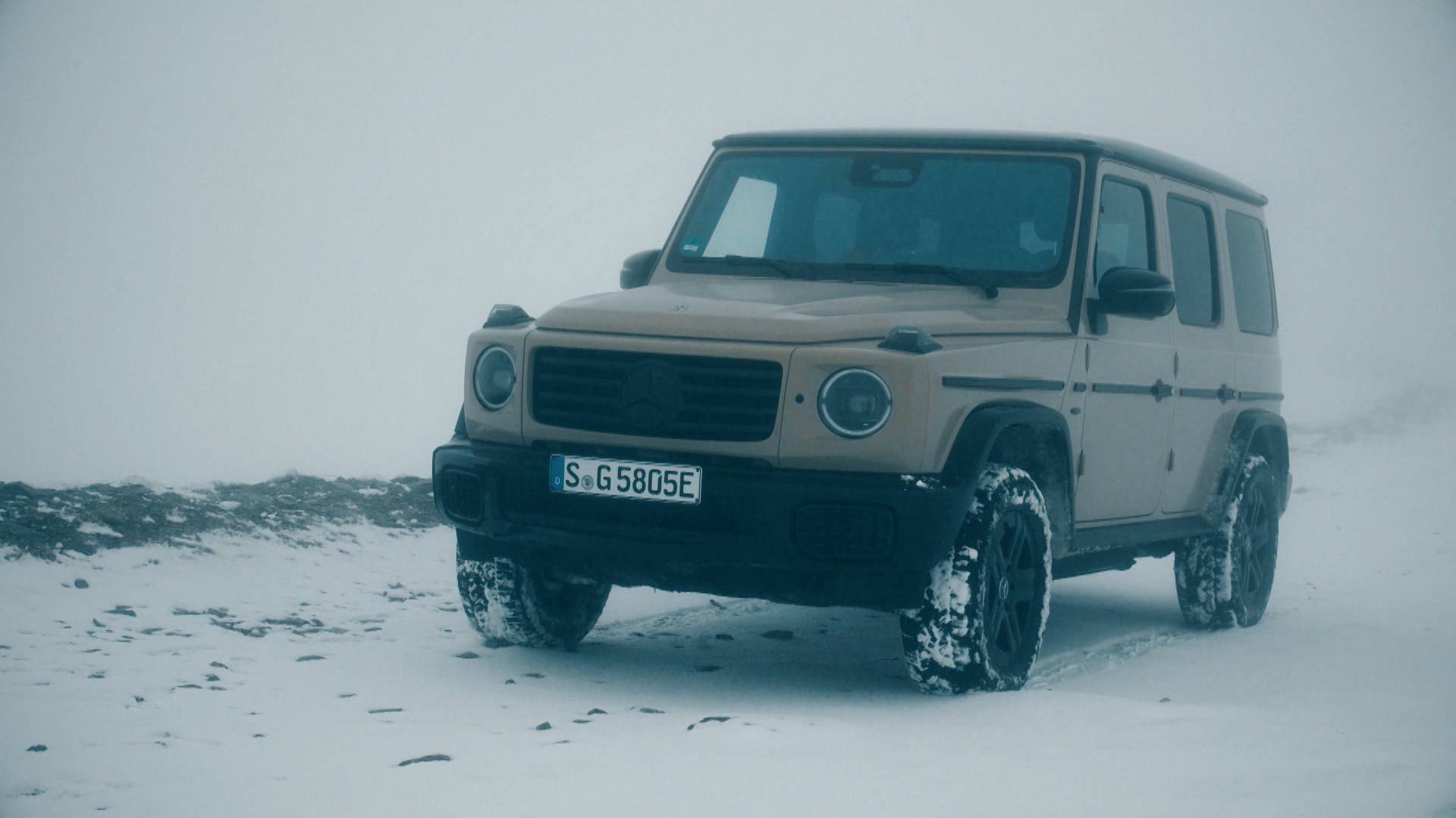 Electric G-Class and CLA on the Timmelsjoch