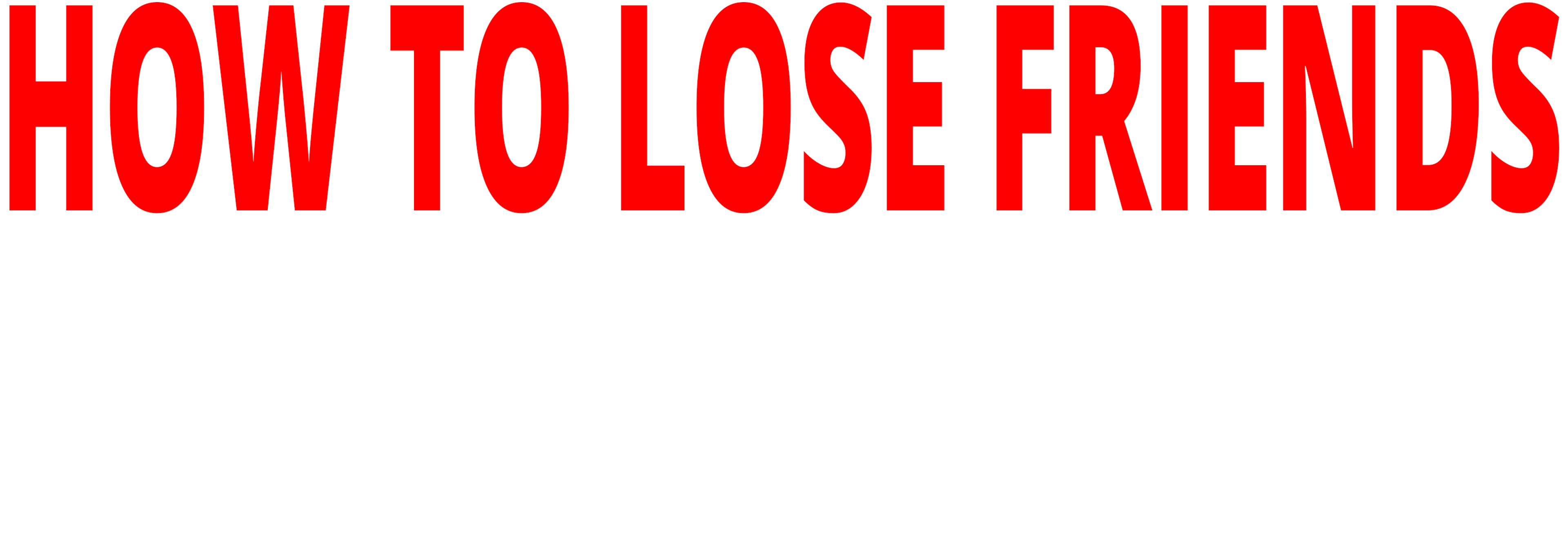 How to Lose Friends & Alienate People movie logo