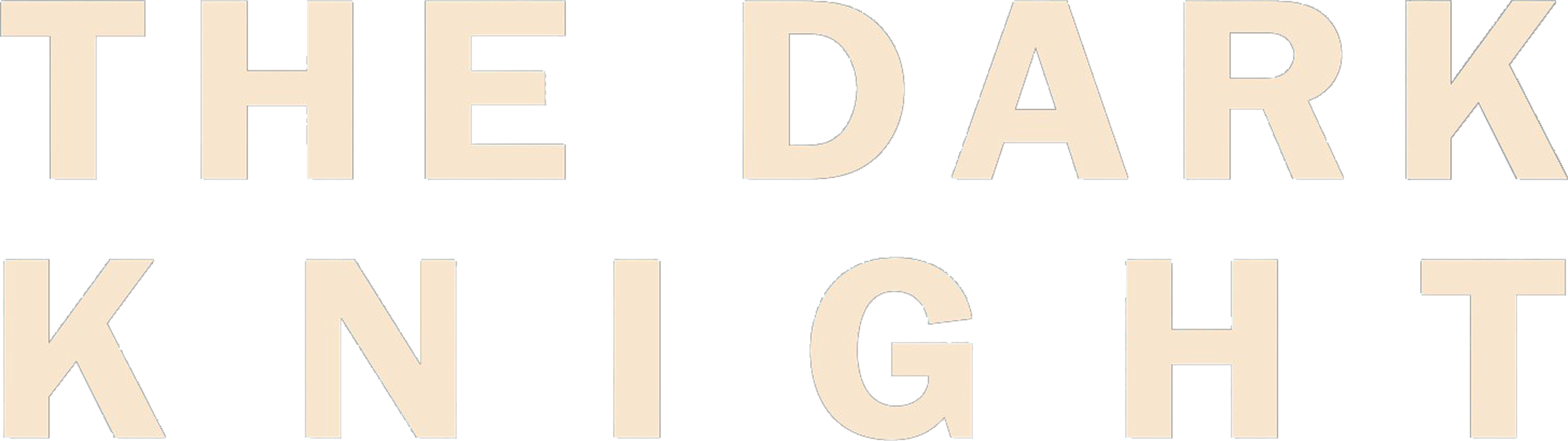 The Dark Knight movie logo