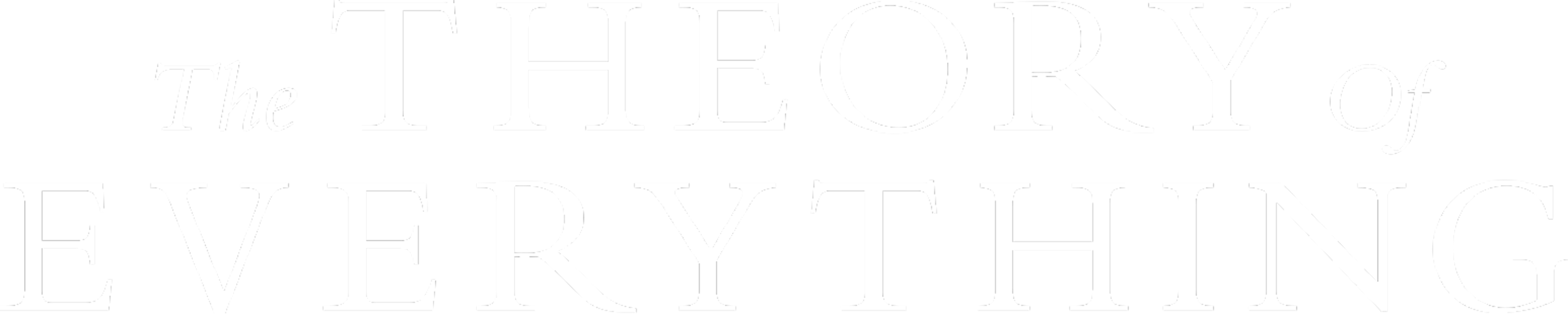 The Theory Of Everything movie logo