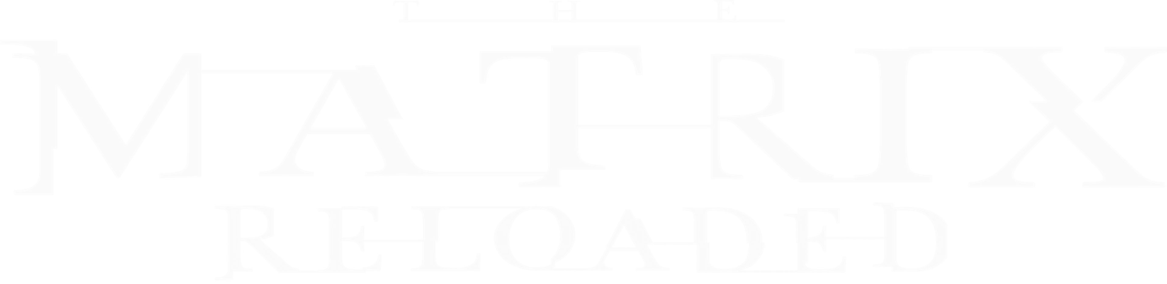 The Matrix Reloaded movie logo