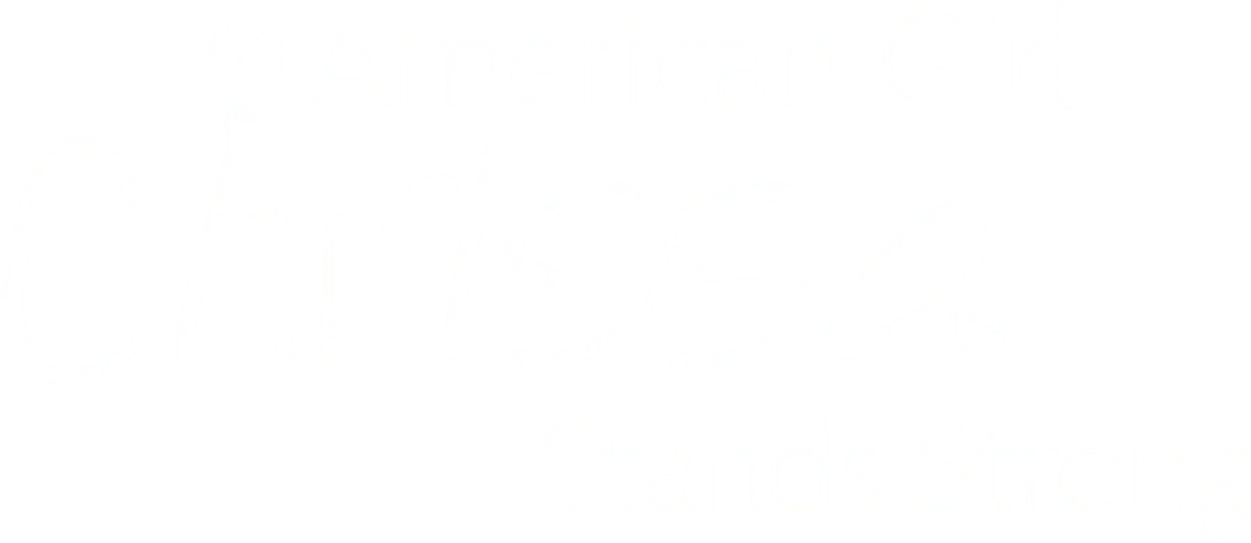 An American Girl: Chrissa Stands Strong movie logo