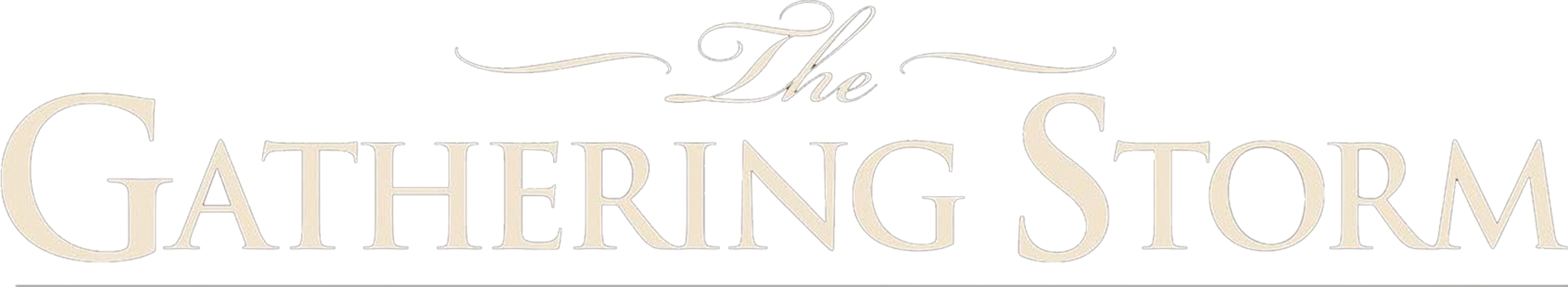 The Gathering Storm movie logo
