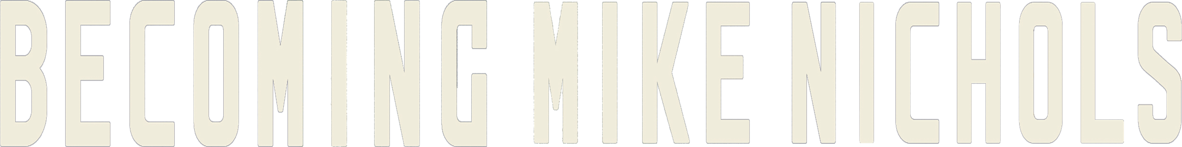 Becoming Mike Nichols movie logo