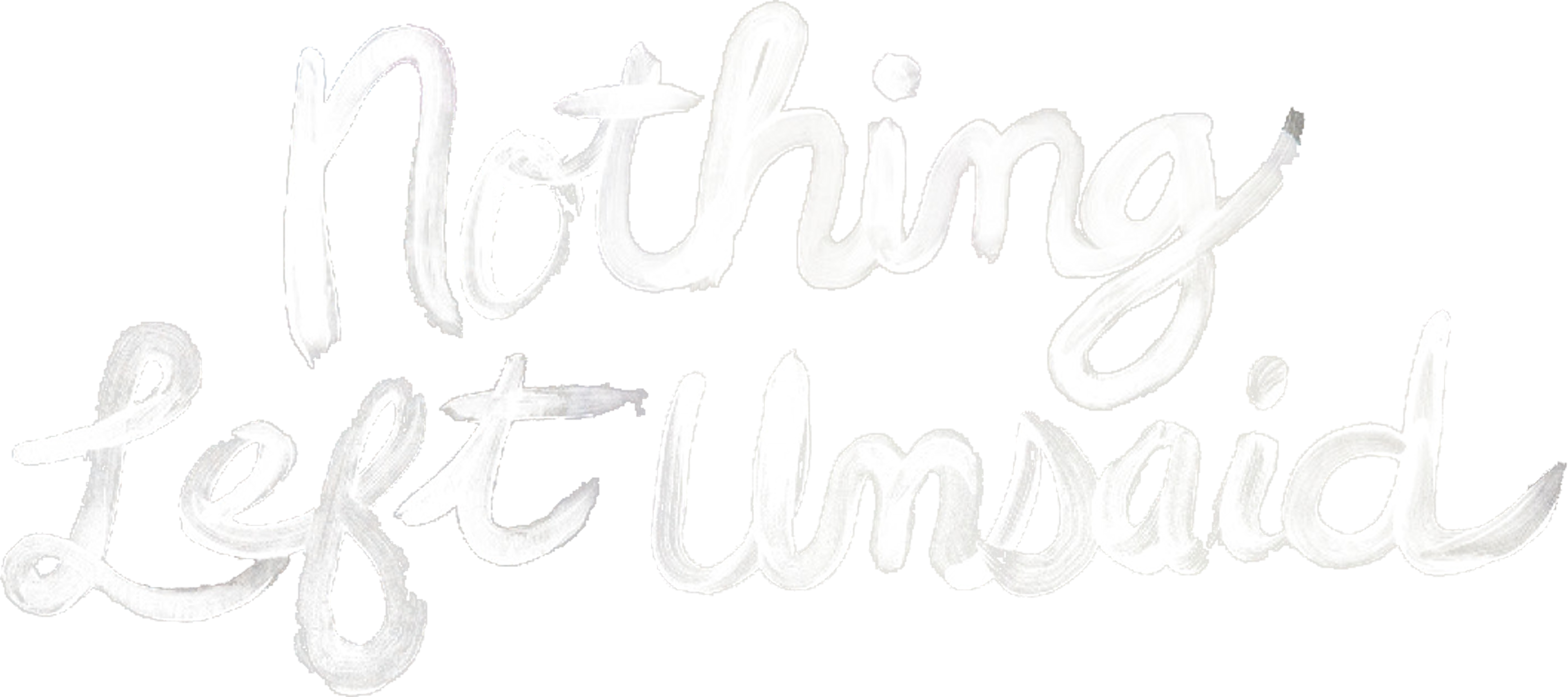 Nothing Left Unsaid movie logo