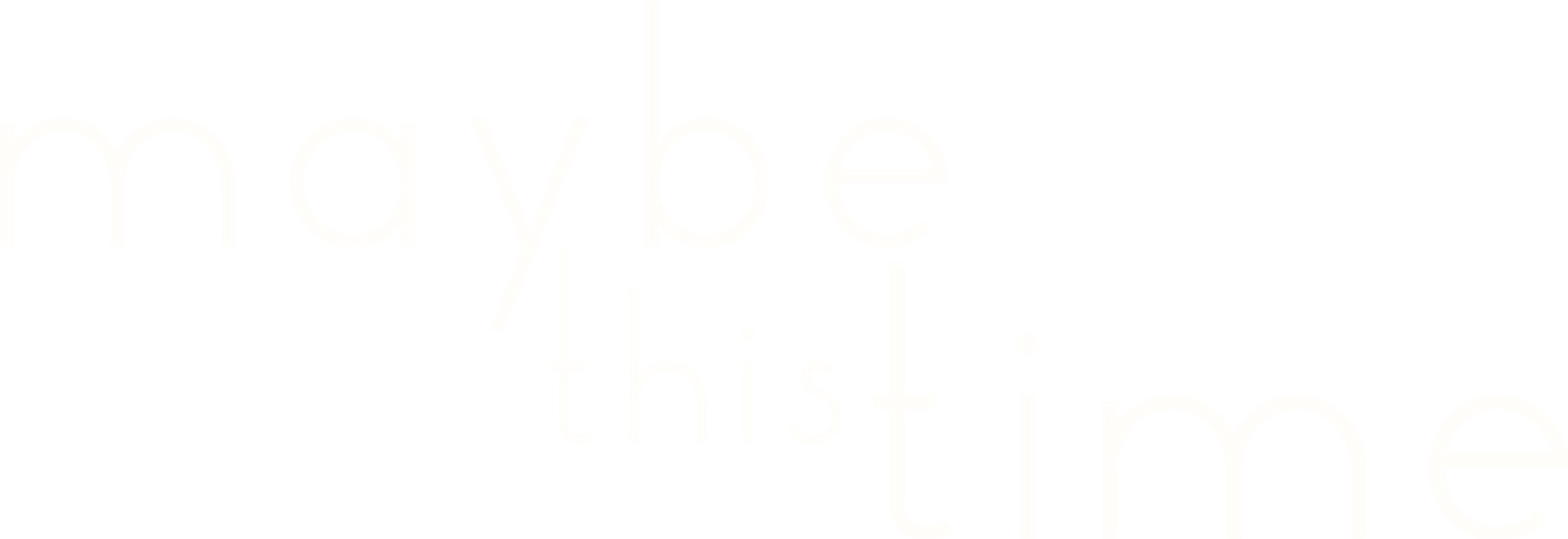 ميبي ذيس تايم movie logo