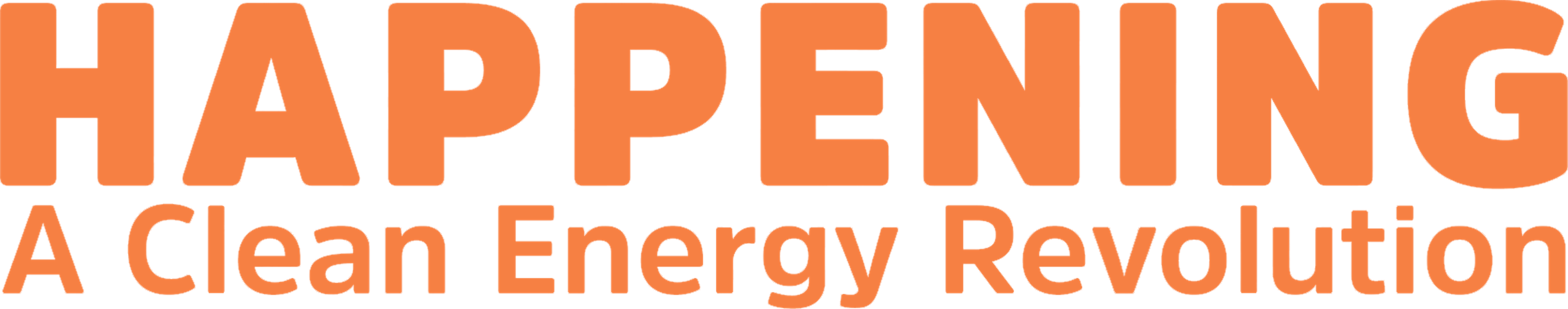 Happening: A Clean Energy Revolution movie logo