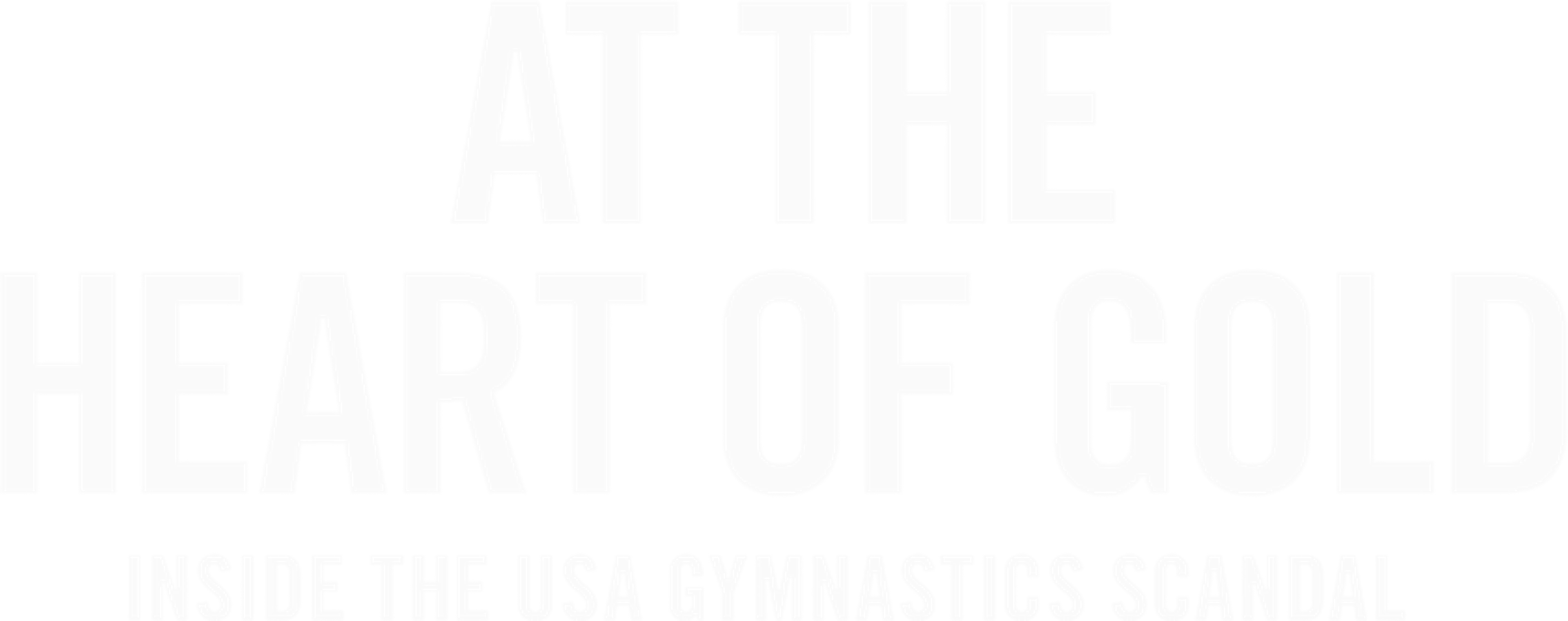 At The Heart Of Gold: Inside The USA Gymnastic... movie logo