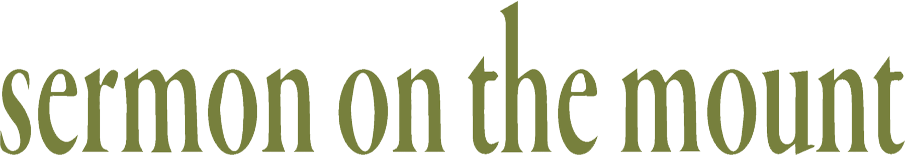 Sermon On The Mount movie logo