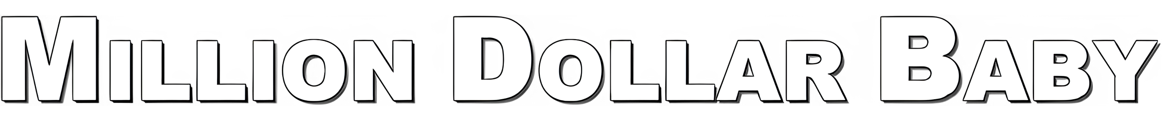 Million Dollar Baby movie logo