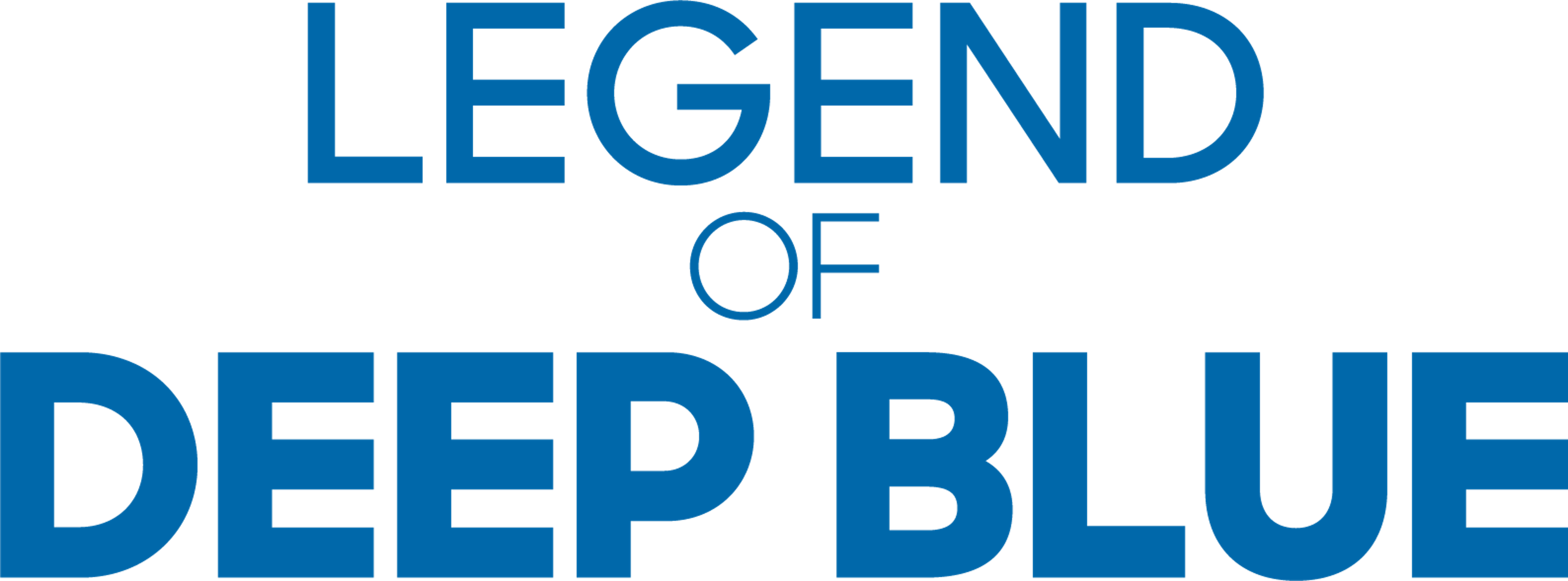 Legend Of Deep Blue movie logo