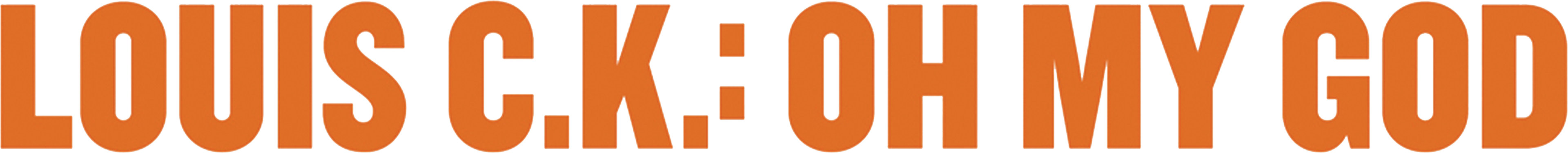 Louis C.K.: Oh My God movie logo