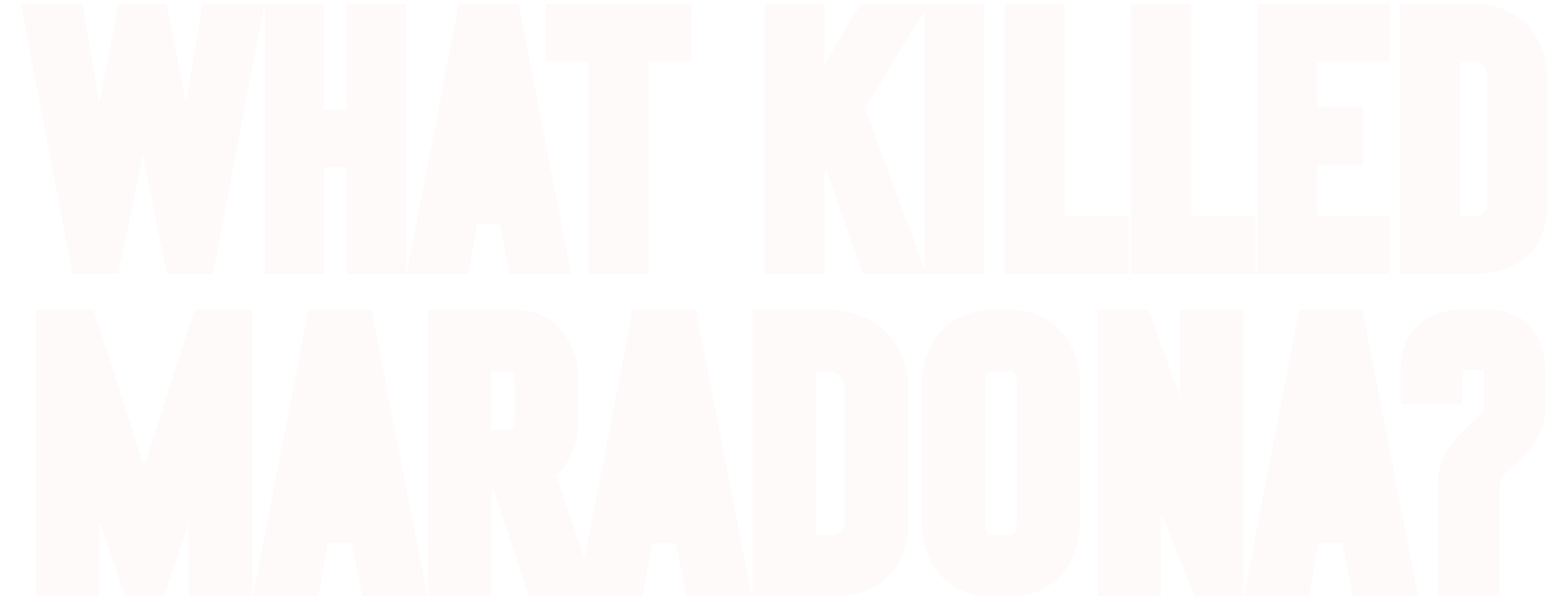 What Killed Maradona movie logo