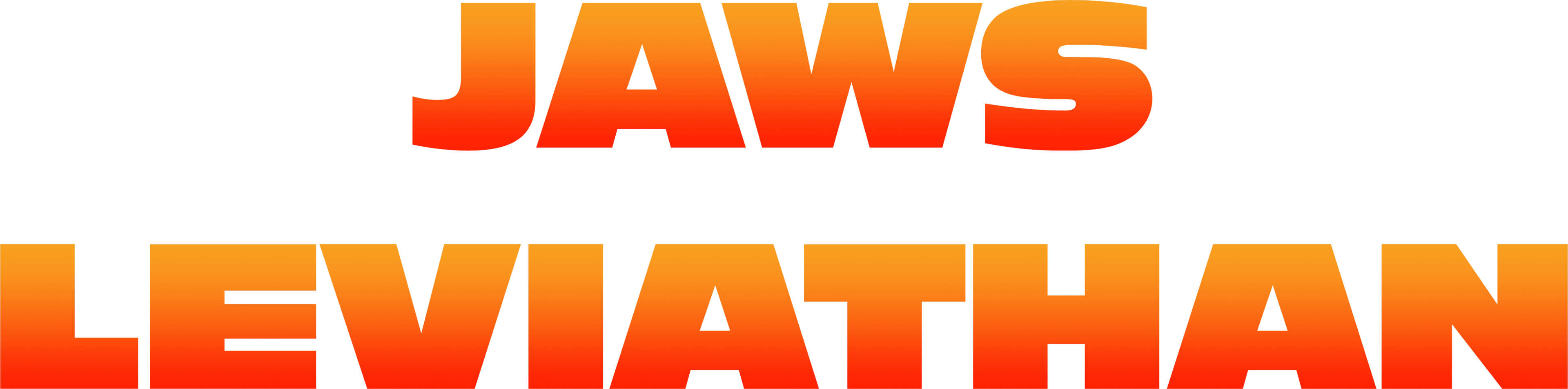 Jaws Vs Leviathan movie logo