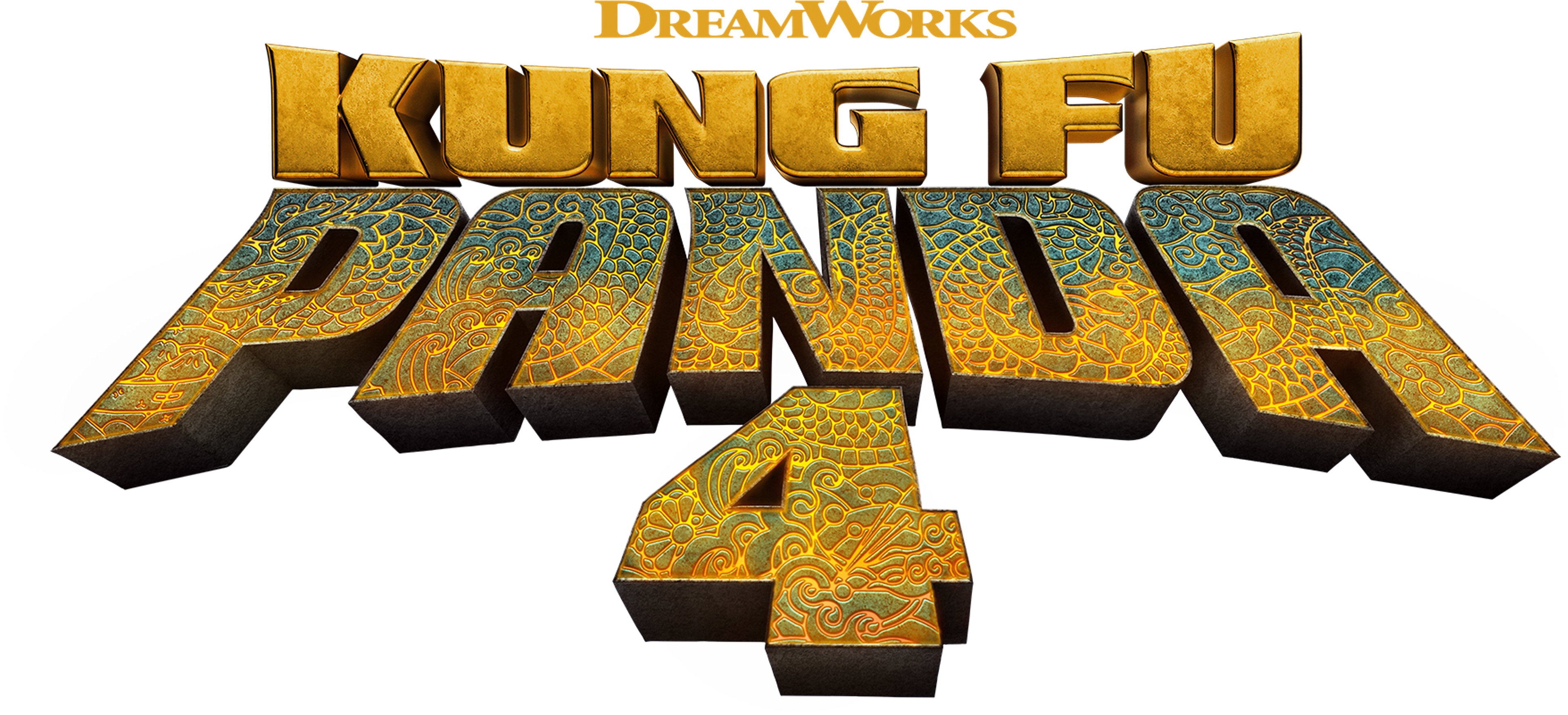 Kung Fu Panda 4 movie logo