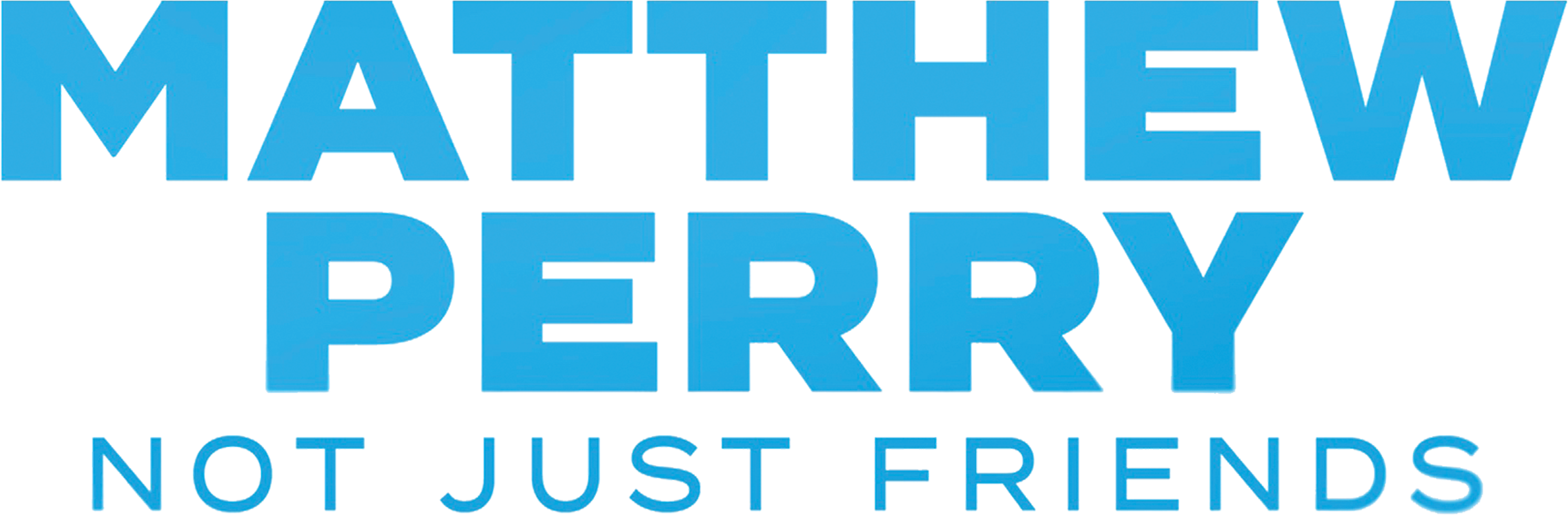 Matthew Perry: Not Just Friends movie logo