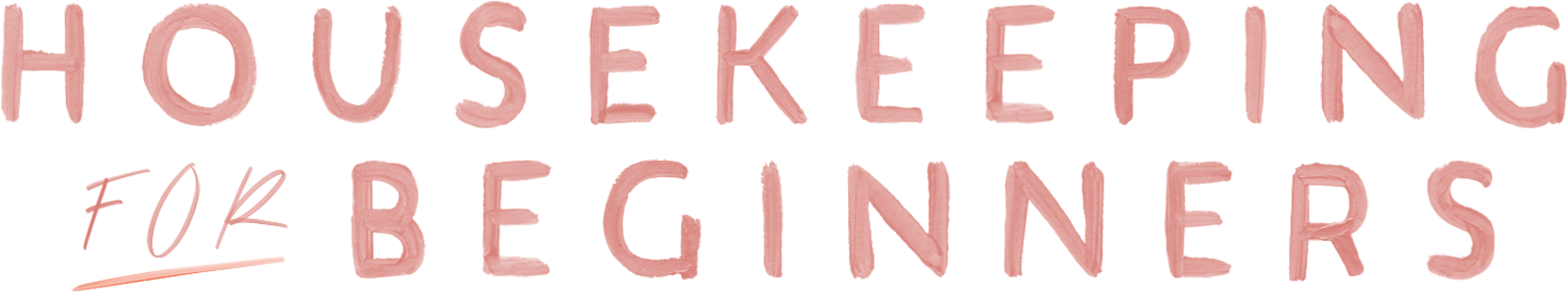 Housekeeping for Beginners movie logo