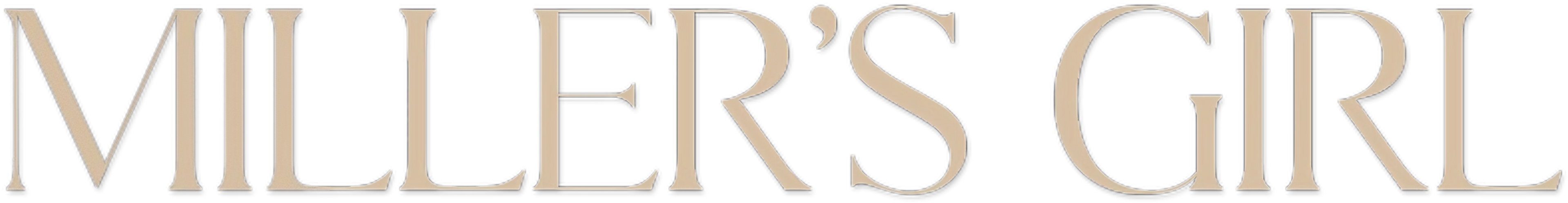 Miller's Girl movie logo