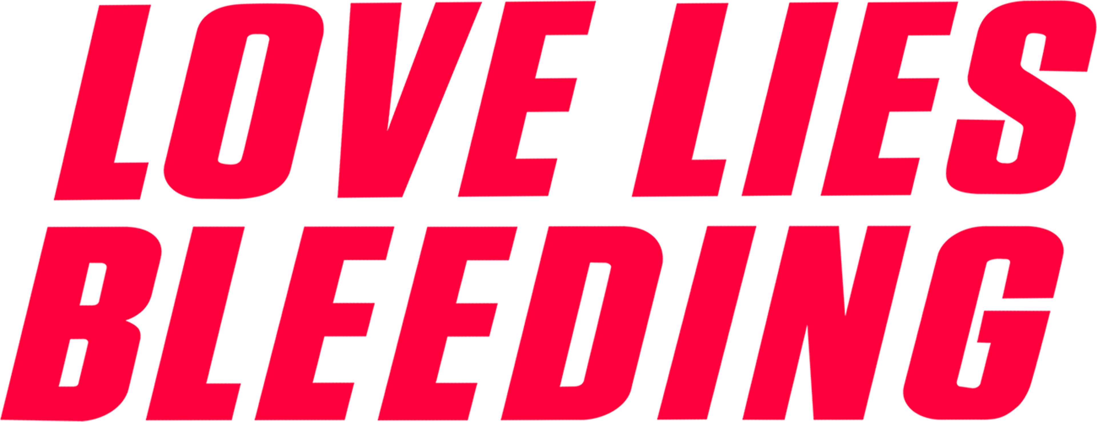 Love Lies Bleeding movie logo