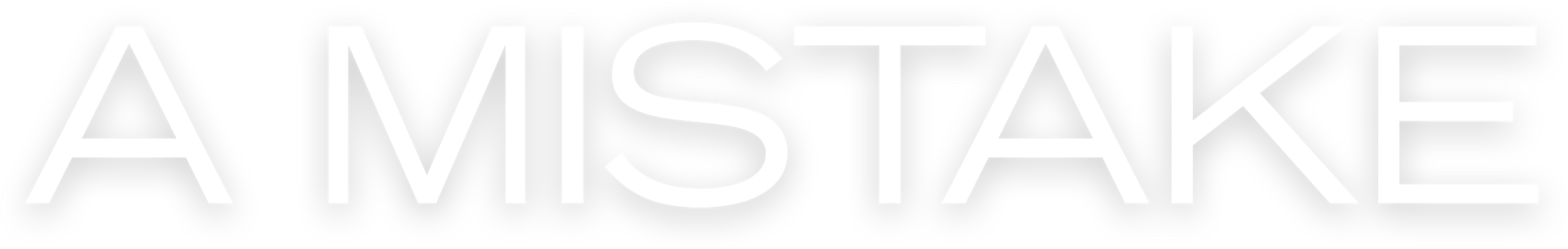 A Mistake movie logo