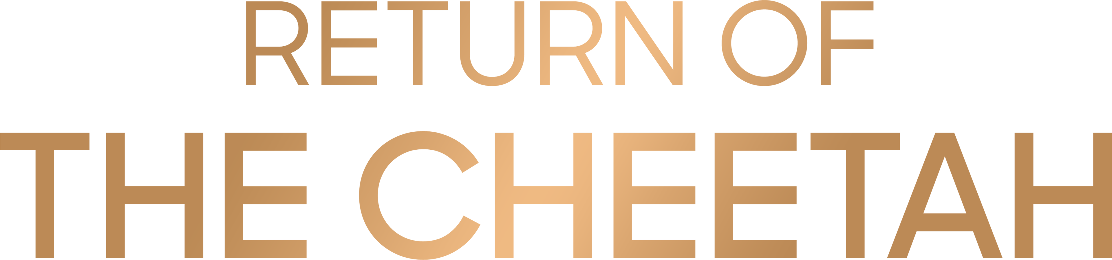 Return Of The Cheetah movie logo
