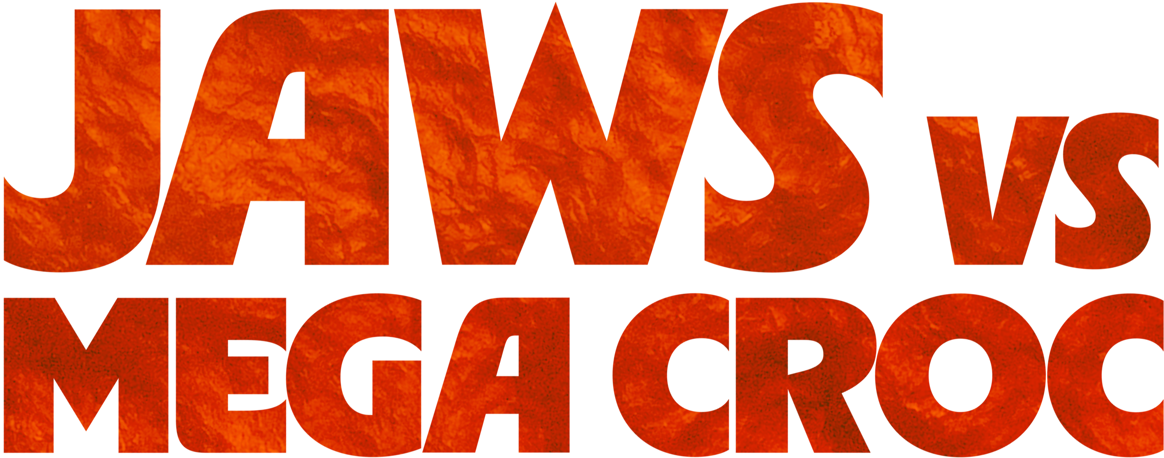 Jaws Vs Mega Croc movie logo