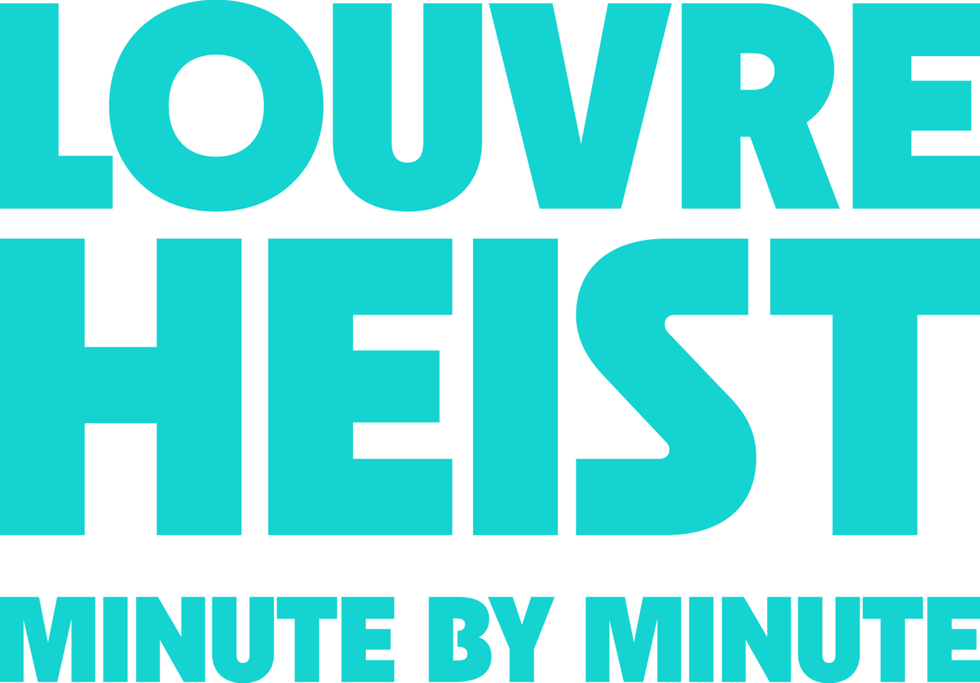 The Louvre Heist Minute By Minute movie logo